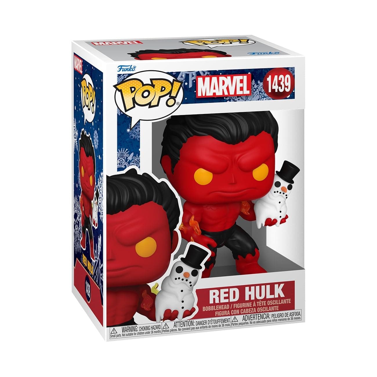 Pop! Marvel: Holiday – Red Hulk - Marvel Comics - Collectable Vinyl Figure - Gift Idea - Official Merchandise - Toys for Kids & Adults - Comic Books Fans - Model Figure for Collectors