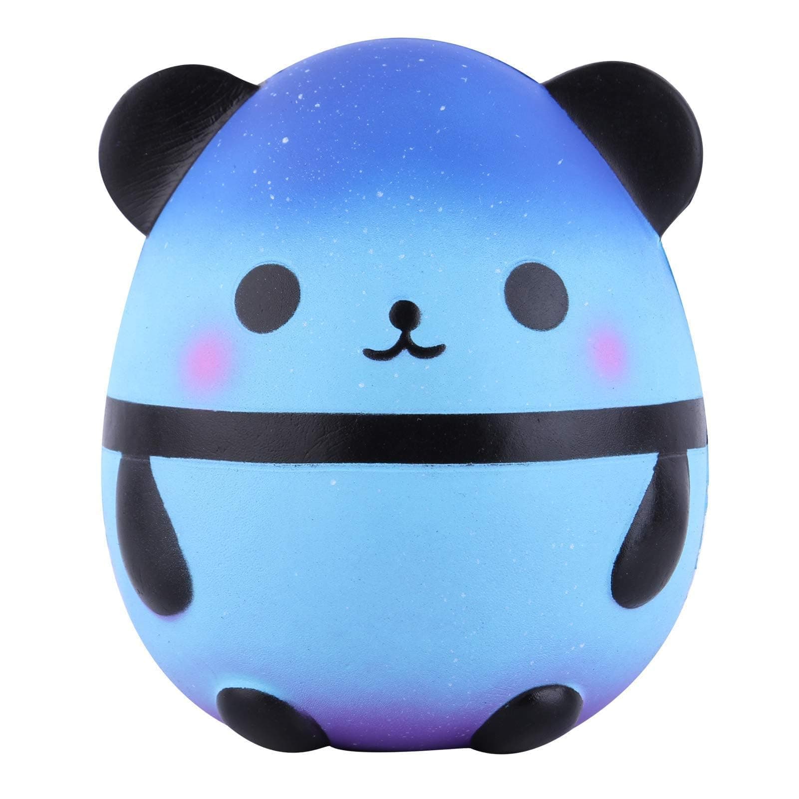 Anboor 5.5" Squishies Jumbo Panda Egg Creamy Candy Ice Cream Slow Rising Scented Kawaii Squishie Animal Toy for Collection,1 Pcs (Galaxy)