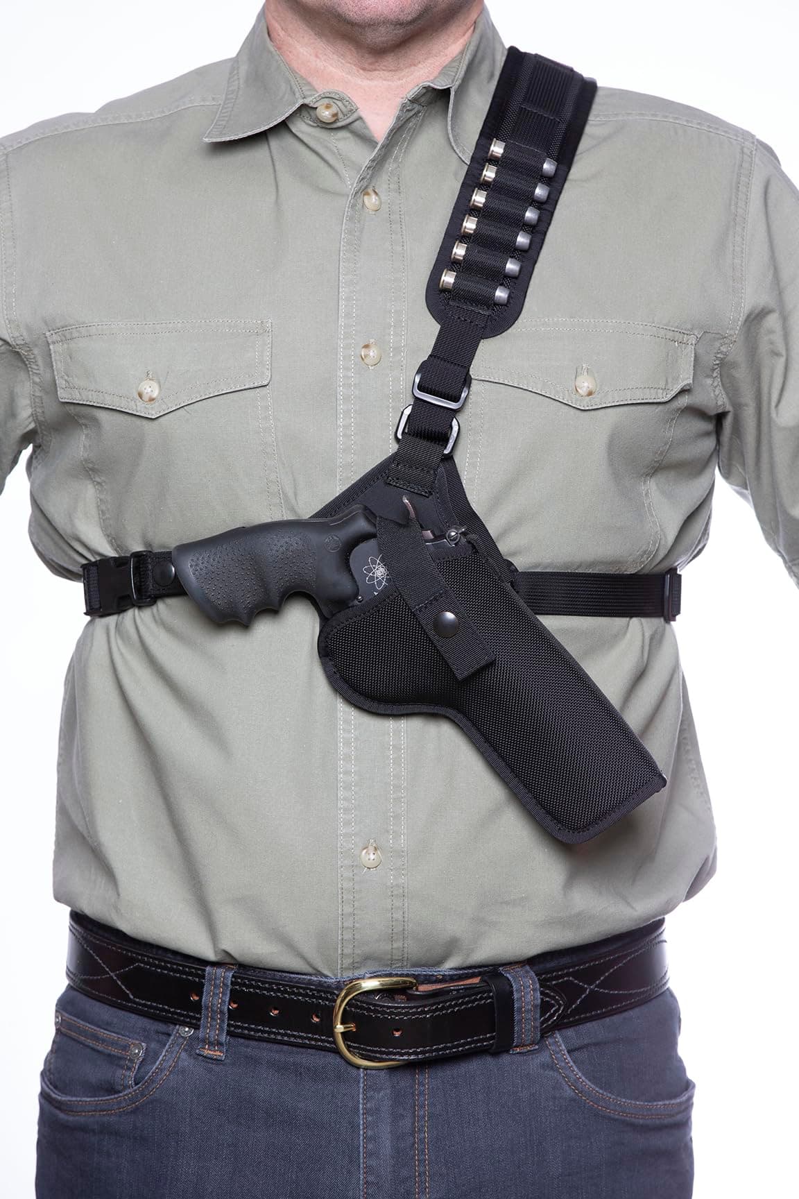DIAMOND D Outdoors - Denali Chest Holster for Revolver up to 4 5/8” Barrel