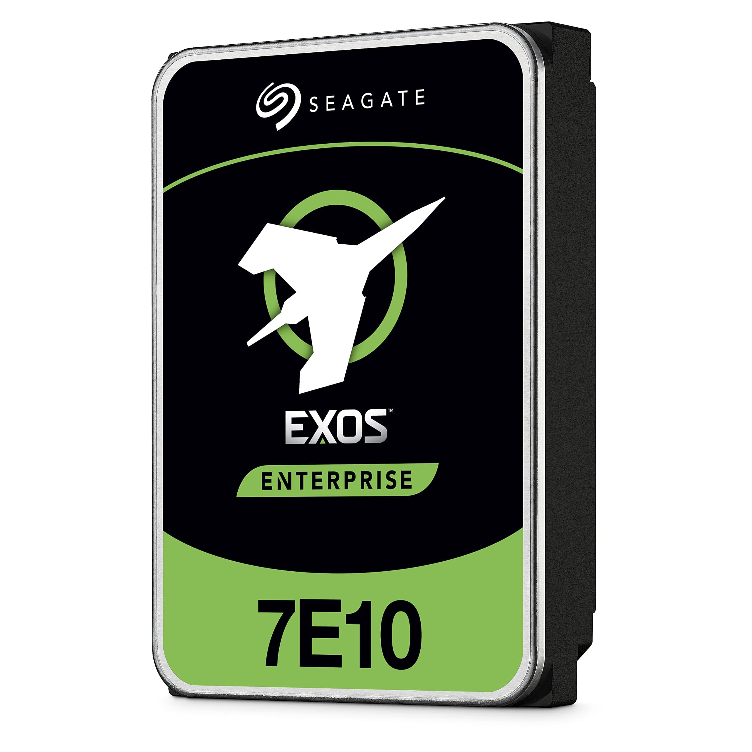 Seagate Exos 7E10 2TB Internal Hard Drive HDD - 3.5 Inch 4Kn SAS 6GB/s, 7.200 RPM, 256MB Cache and 2M MTBF for Enterprise, Data Centre (ST2000NM004B)