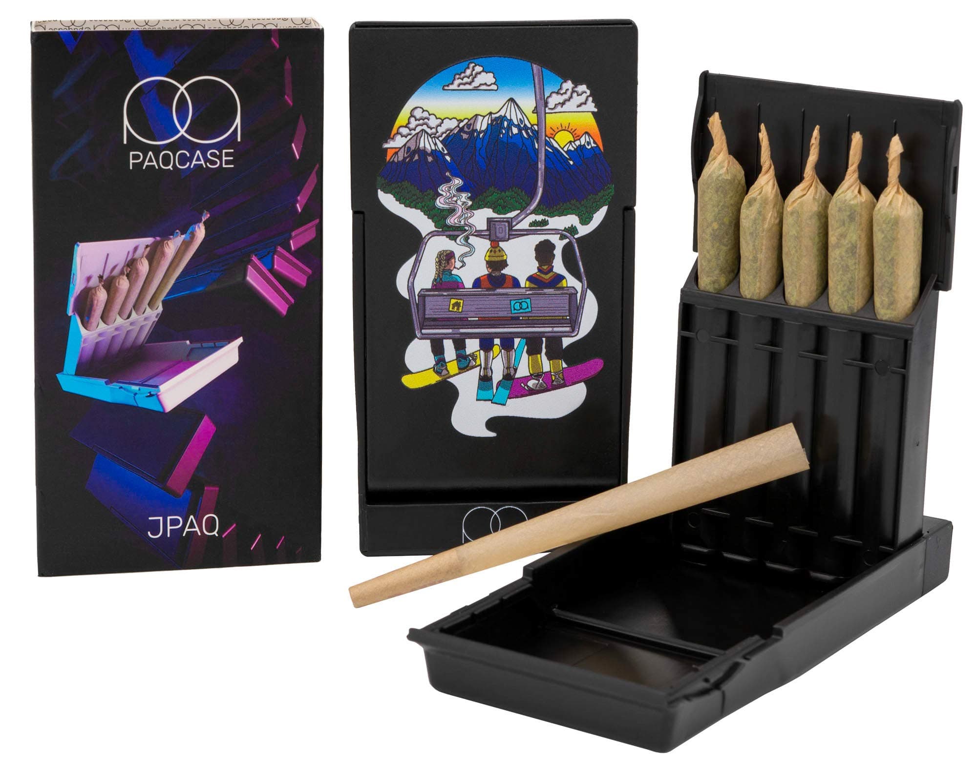 JPAQ | World's Most Innovative Gasket Sealed Case for 5 PreRolls featuring Roach Coach (Lifted Lifts)