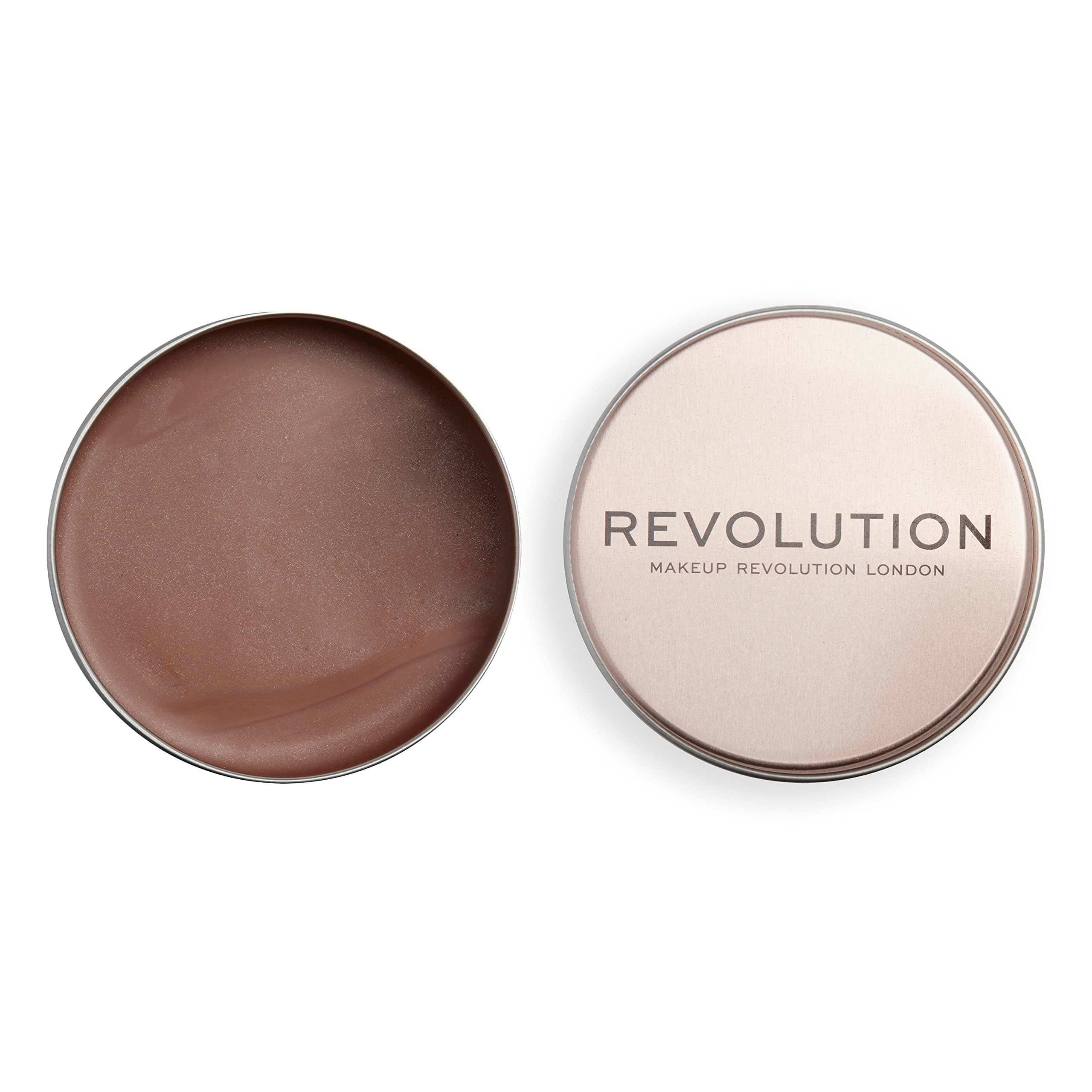 Revolution Beauty London, Balm Glow, Multi-Use Cheek & Lip Balm, Buildable, Dewy Finish, Sunkissed Nude, 32g
