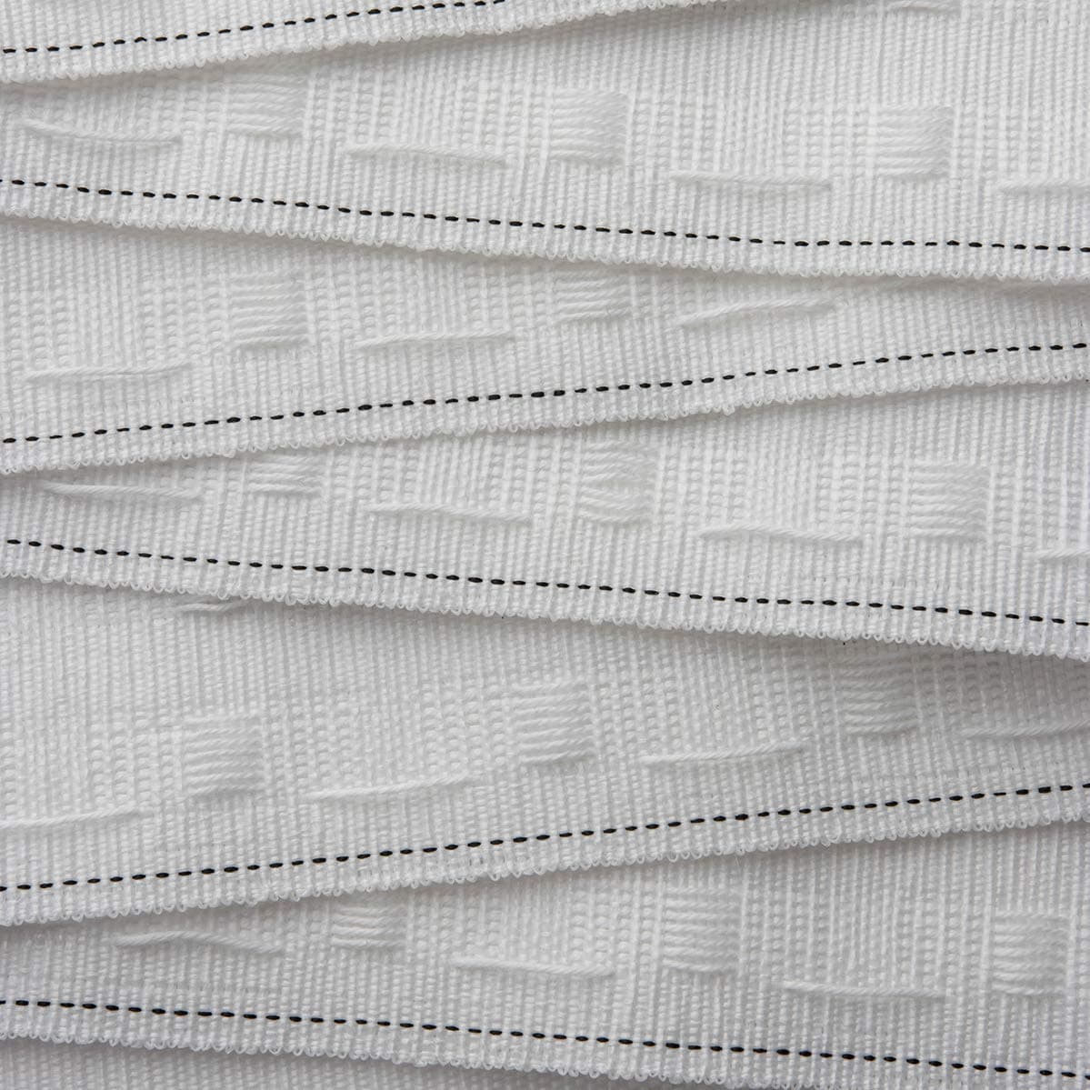 White Pencil Pleat Curtain Header Tape, Detachable Curtain, Sizes 25mm 1 Inch, 50mm 2 Inch, 75mm 3 Inch (50mm / 2 Inch - 5 Metres)