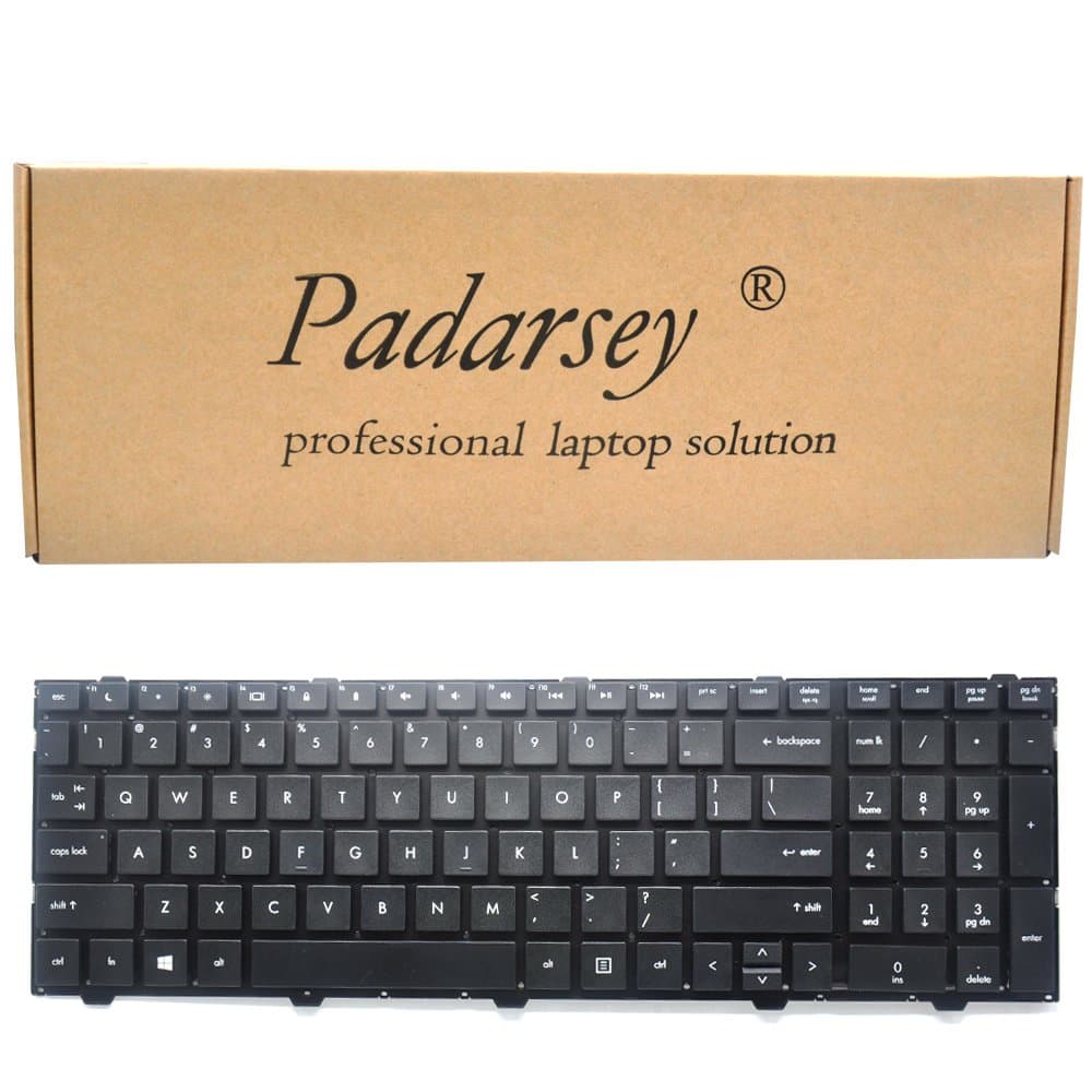 Padarsey Replacement Keyboard Compatible for HP ProBook 4540s 4540 4545s Series Black US Layout Compatible with Part Number 702237-001 683491-001 701485-001