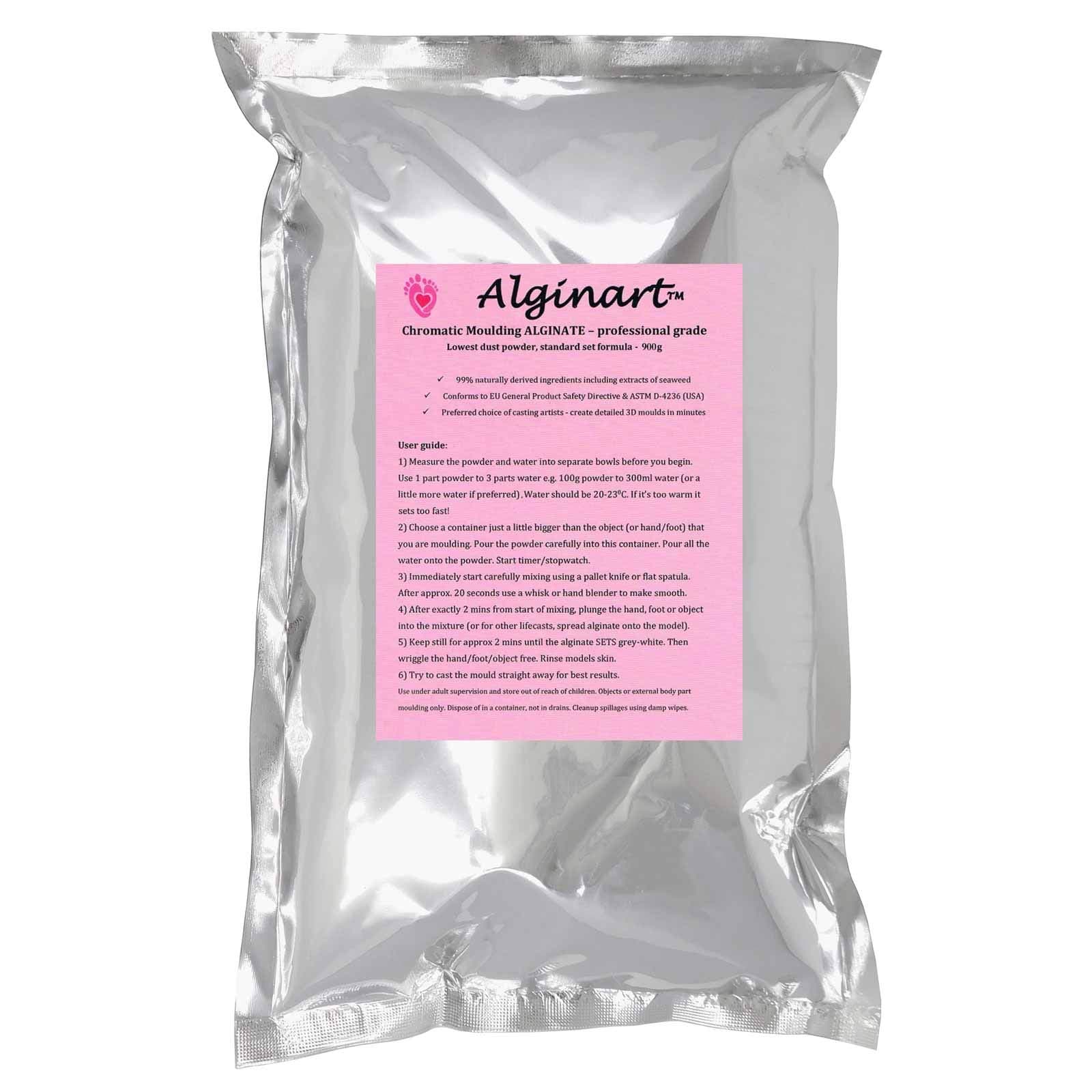 24 x 900g Alginart Chromatic ALGINATE – Moulding Impression Compound – Hand, Foot, Life Casting