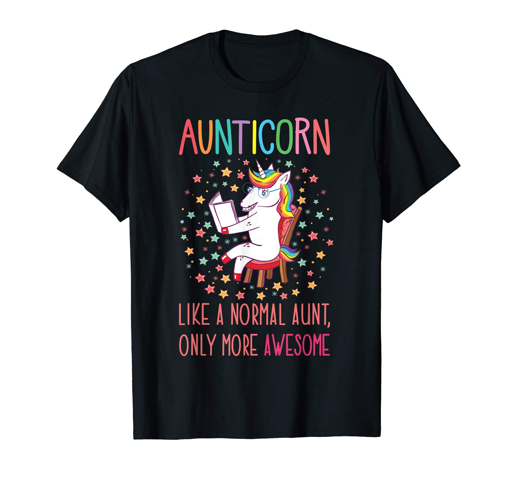 Auntiecorn Unicorn Aunt Gifts for Auntie, Aunty, Aunts Women T-Shirt