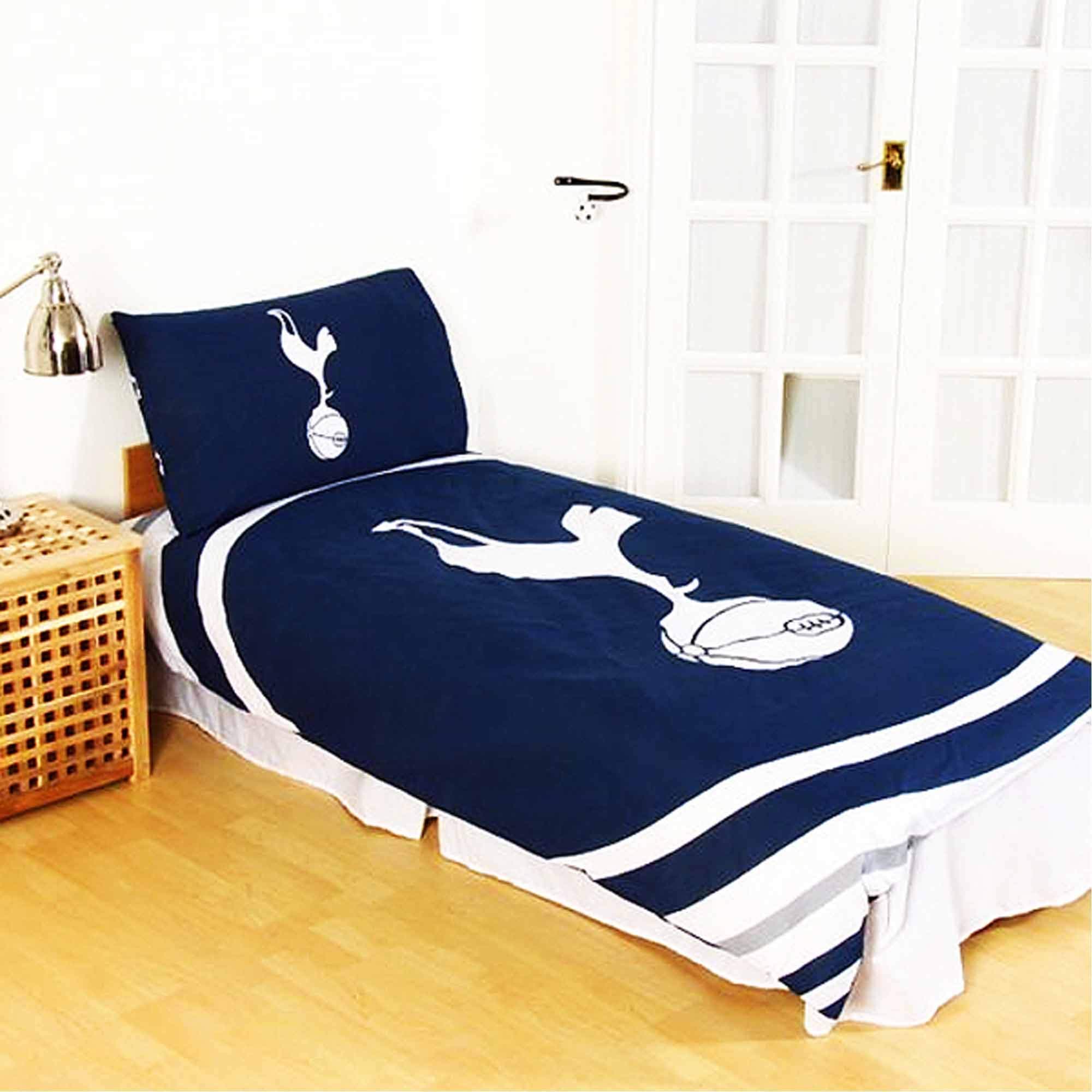 Official Reversible (SPURS) Single Duvet Cover Set With Pillowcase,2 pcs