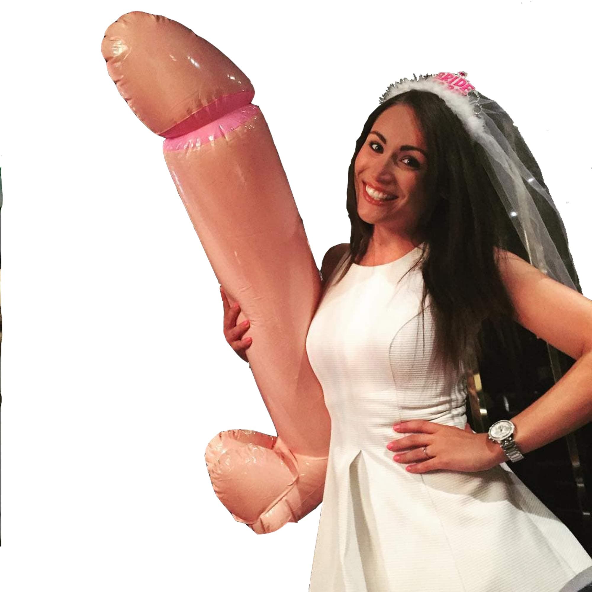 Bachelorette Party Decorations Game Blow Up Willy Inflatable Costume I Funny Bridal Shower Games I Naughty for Adult Bachelor Parties I Girls Hen Night Out I Gag Gift Idea I Halloween Bride to be