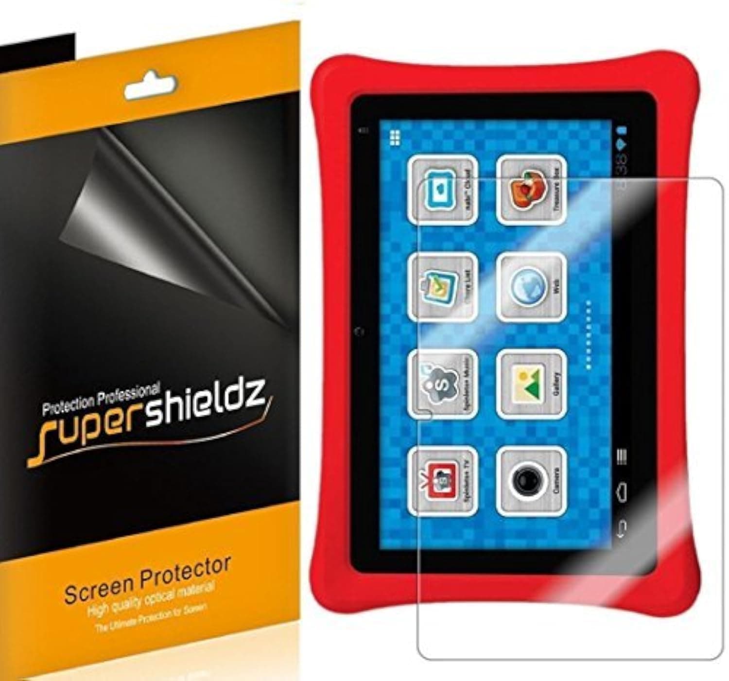 [3-Pack] - Anti-Bubble Clear Screen Protector For Nabi 2 / Nabi 2S 7 inch Tablet + Lifetime Replacements Warranty- Retail Packaging