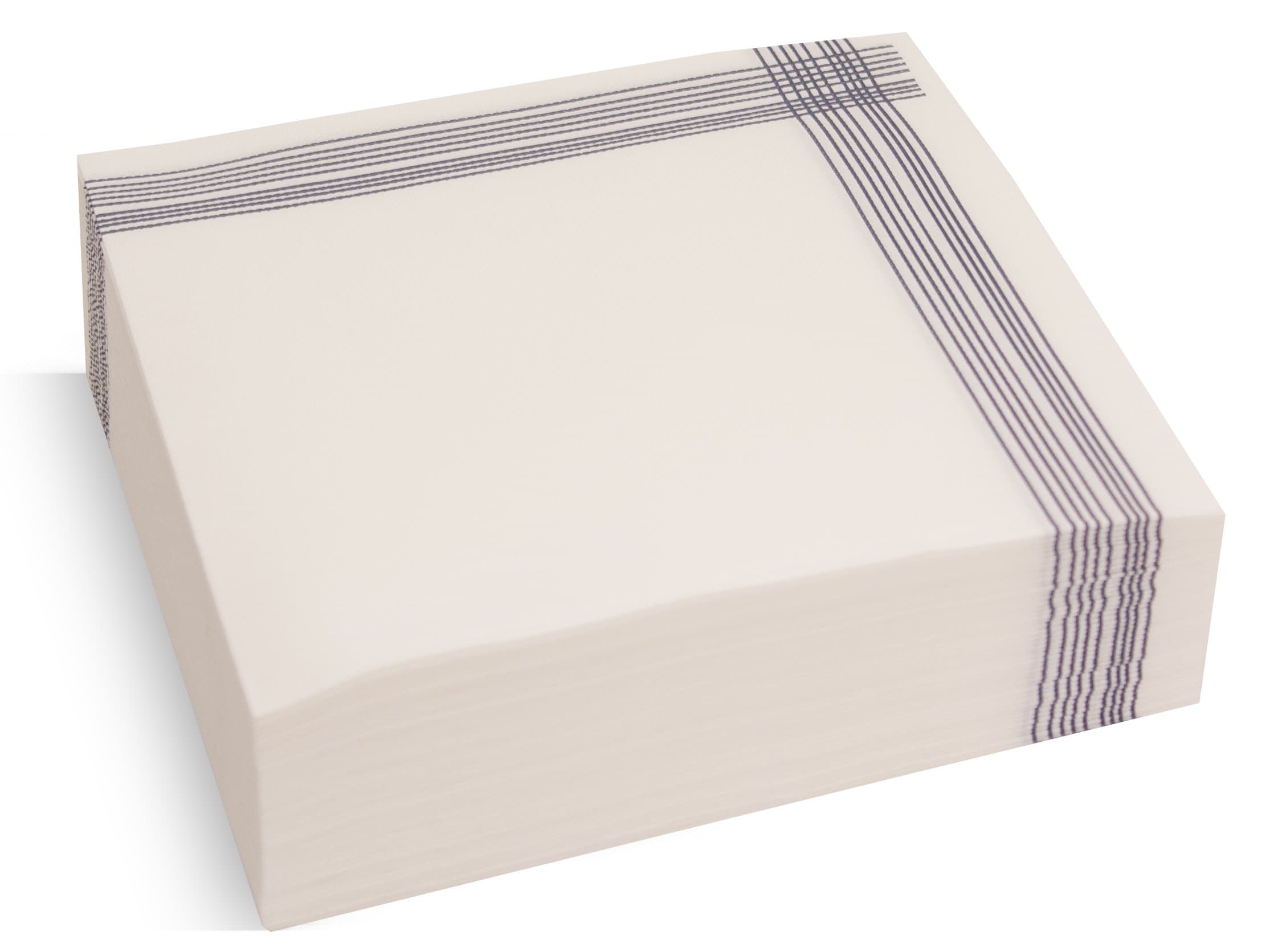 Saten ser42117135 I Am The Party, Napkin 40 x 40, 2 Layers, 1/4 Fold, 50 Napkins, punta-punta, Orla Grey