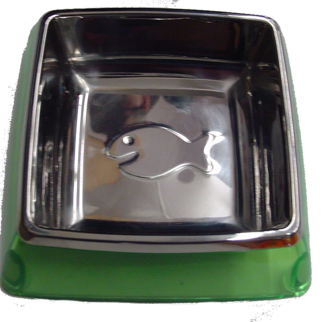 Kuji Sports 5-82013 Sm Grn Utopian Cat Bowl Pet Food Dish