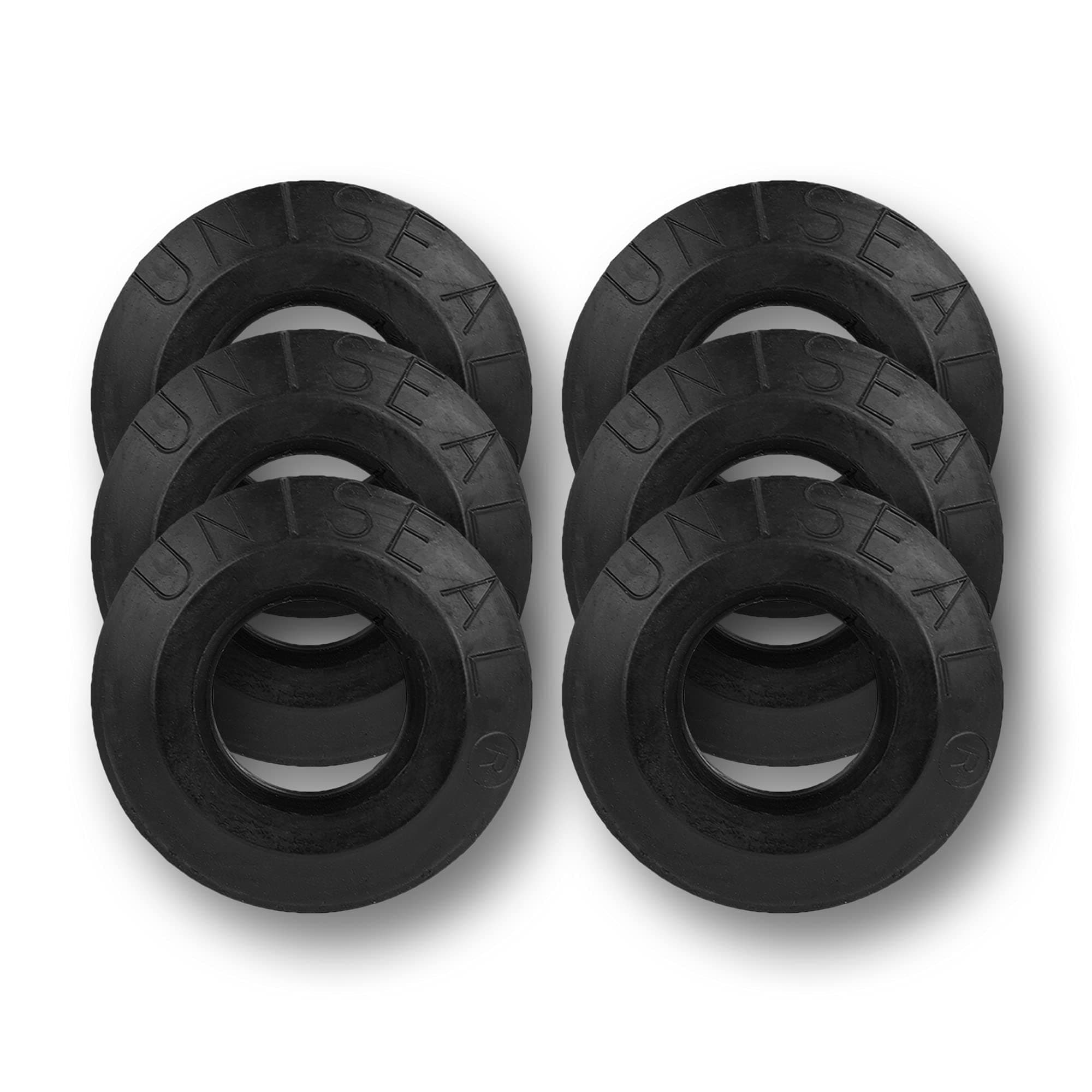 3/4" Uniseal Flexible Tank Adapter - Perfect for Attaching 3/4-inch pipe to Curved Surfaces, Storage Drums, Buckets, and More - Ideal for Situations Where Bulkheads Fail - 12 Pack