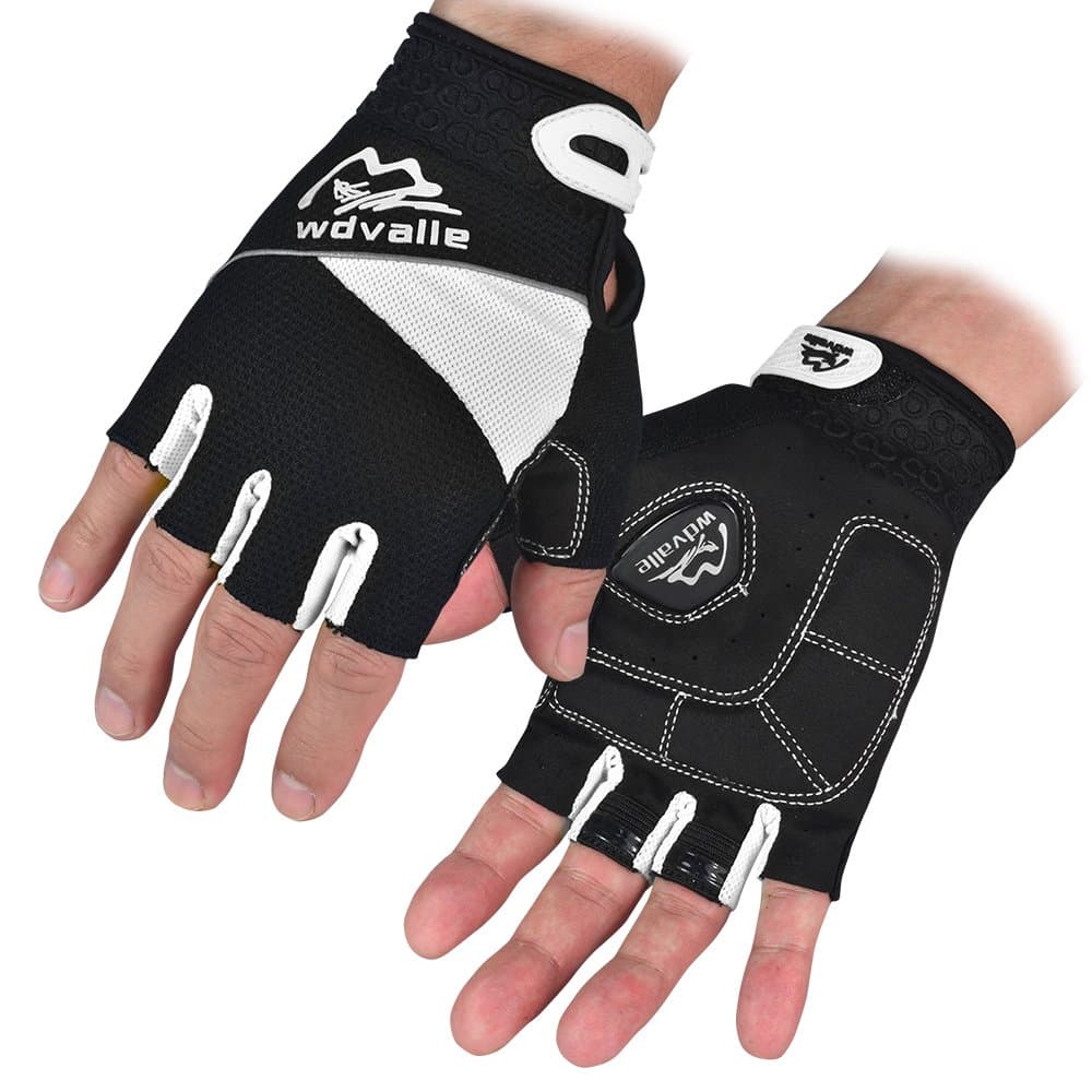 Wdvalle Cycling Gloves for Men's Biking Gloves with Ultra Breathable Gel Pad Bike Gloves and Anti-slip Bicycle Gloves โฆ