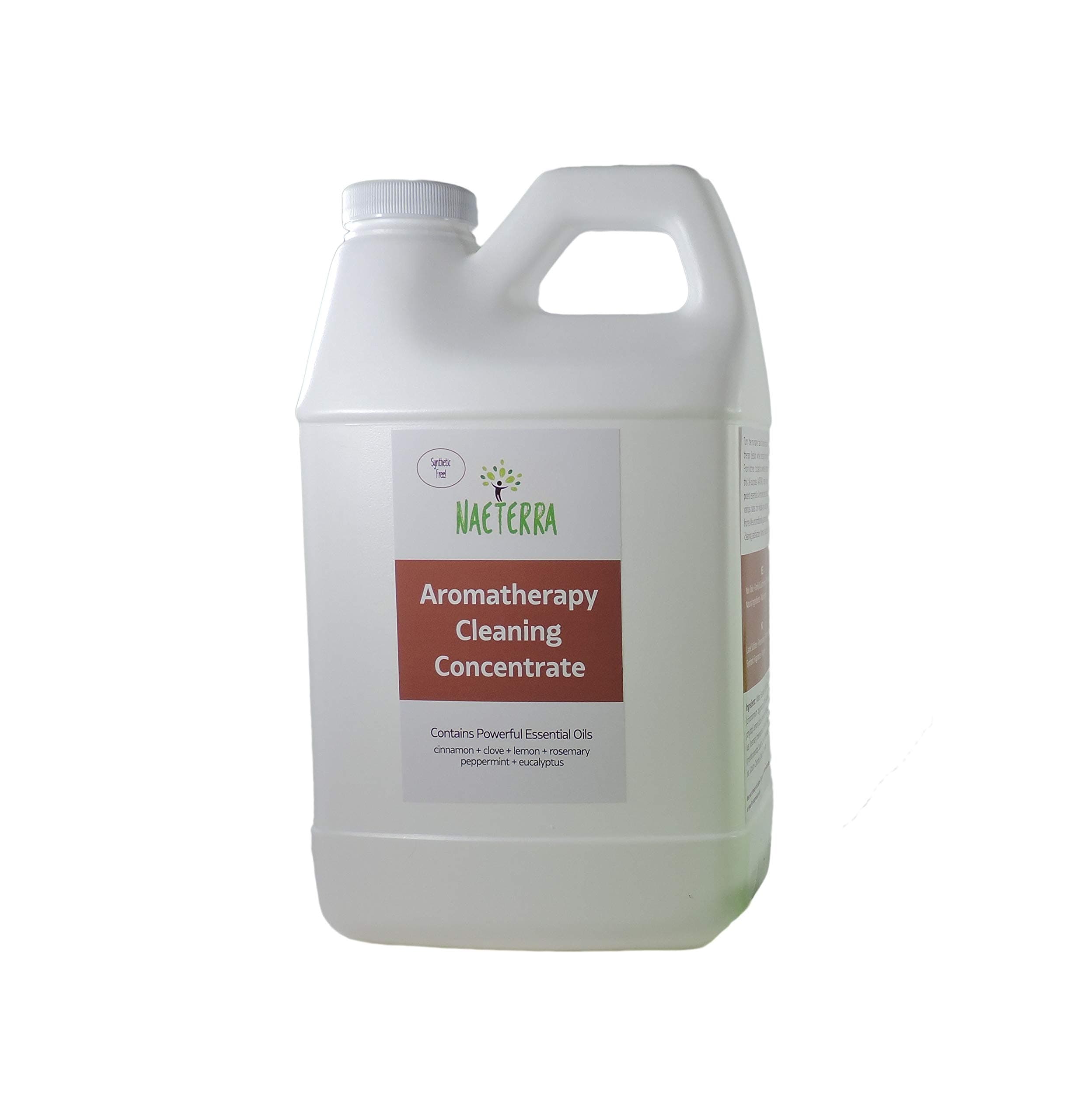 64 Oz Makes up to 24 Gallons-Naeterra 4 Thieves Household Cleaner - Aromatherapy Cleaning Concentrate - Multi-Purpose Plant Based Non Toxic Compare to Any Thieves Brand