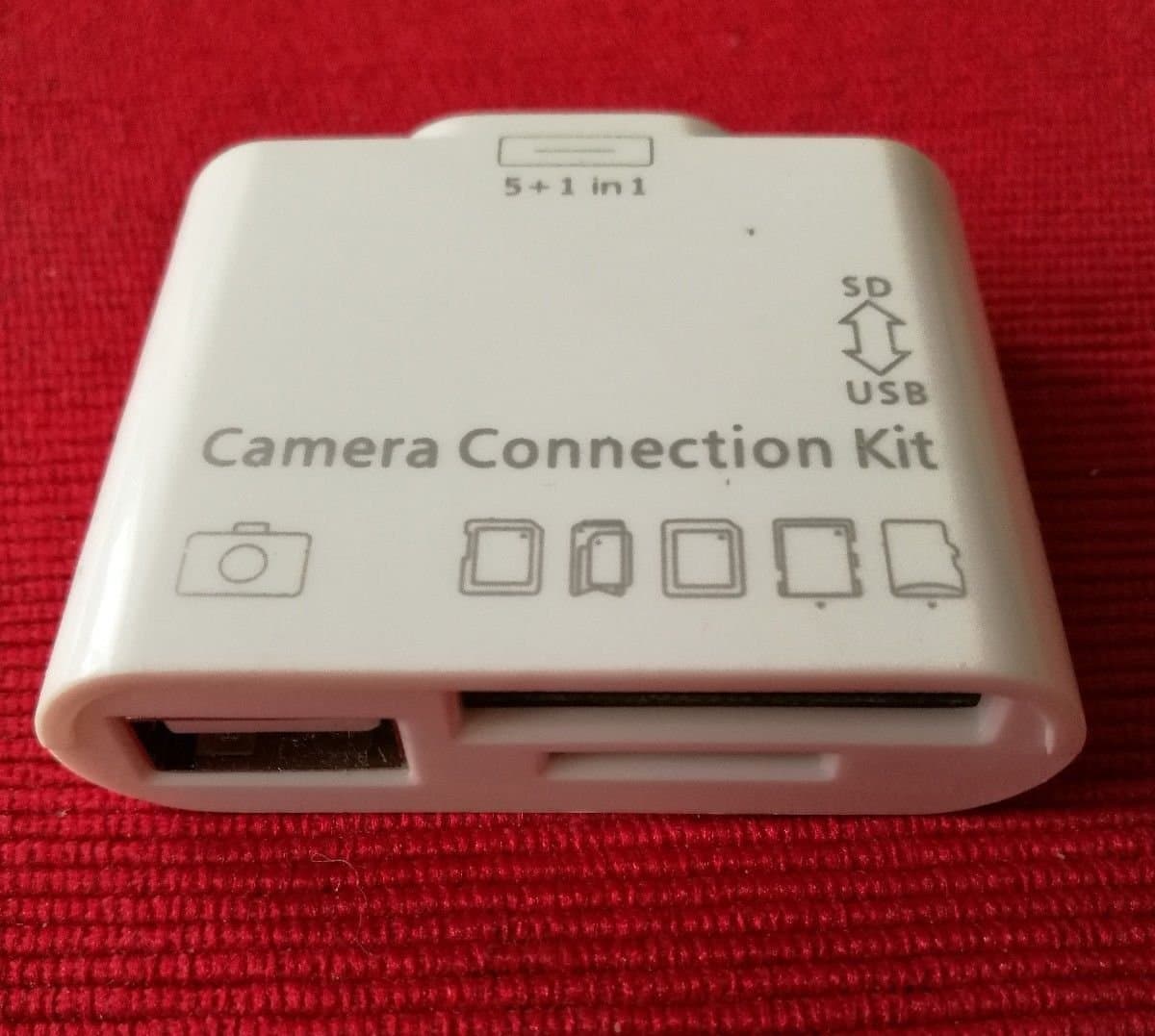 Eshion Jewelry 5 In 1 USB Sd/Tf Card Reader Adapter Camera Connection Kit For Ipad/2/3/