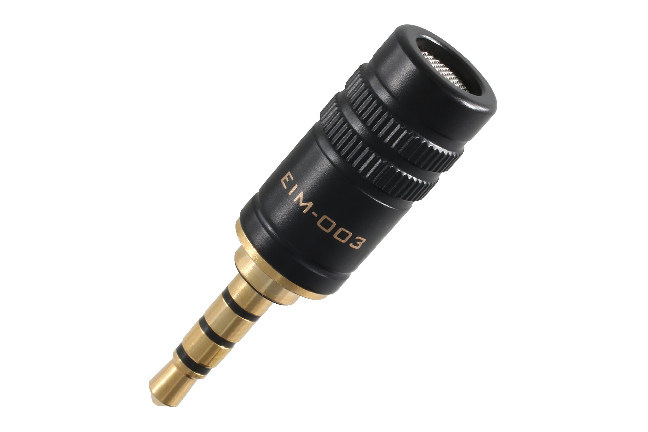 EDUTIGE EIM-003 omnidirectional condenser microphone linear frequency for sound measurement, acoustic music, piano, guitar recordings with smartphone, tablet