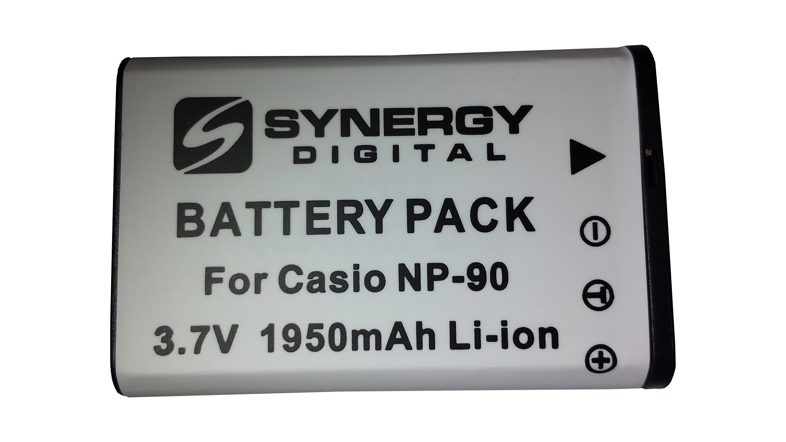 Casio Exilim EX-H15 Digital Camera Battery Replacement battery for the Casio NP90, Lithium-Ion (Li-ion) 3.7V (1950mAh) - This Synergy Digital battery is fully compatible with the original Casio NP90 Battery.