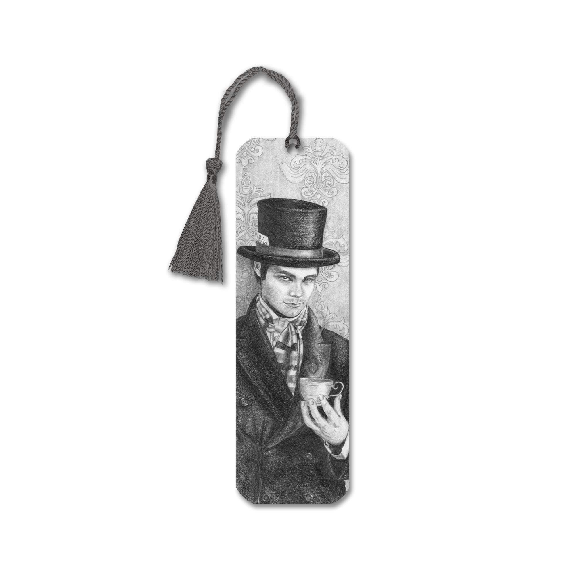 Mad as A Hatter Bookmark/Alice's Adventures in Wonderland/Fairy Tale Character/Fantasy Artwork/Top Hat