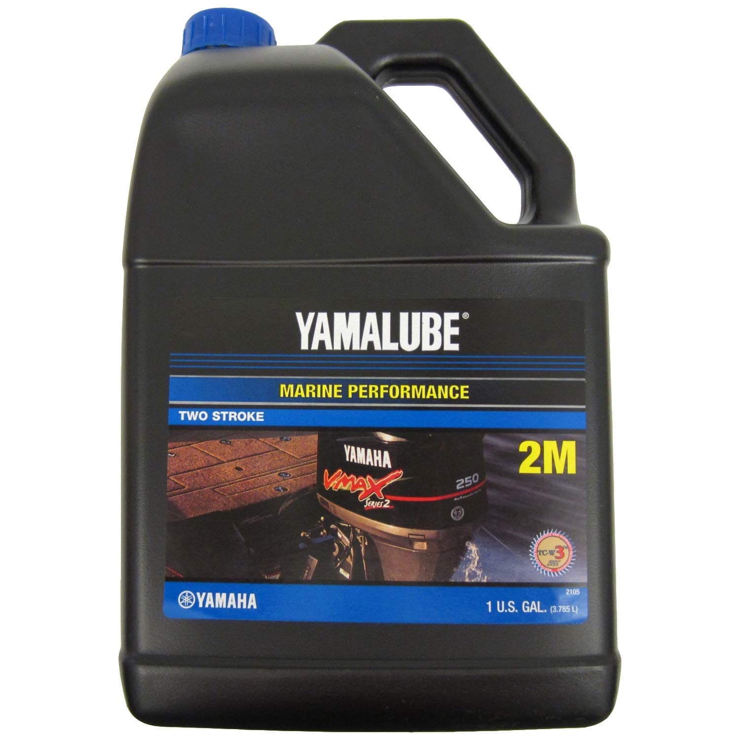 Yamaha Yamalube Outboard 2M Marine 2-Stroke OIl- 1 Gallon, #LUB-2STRK-M1-04
