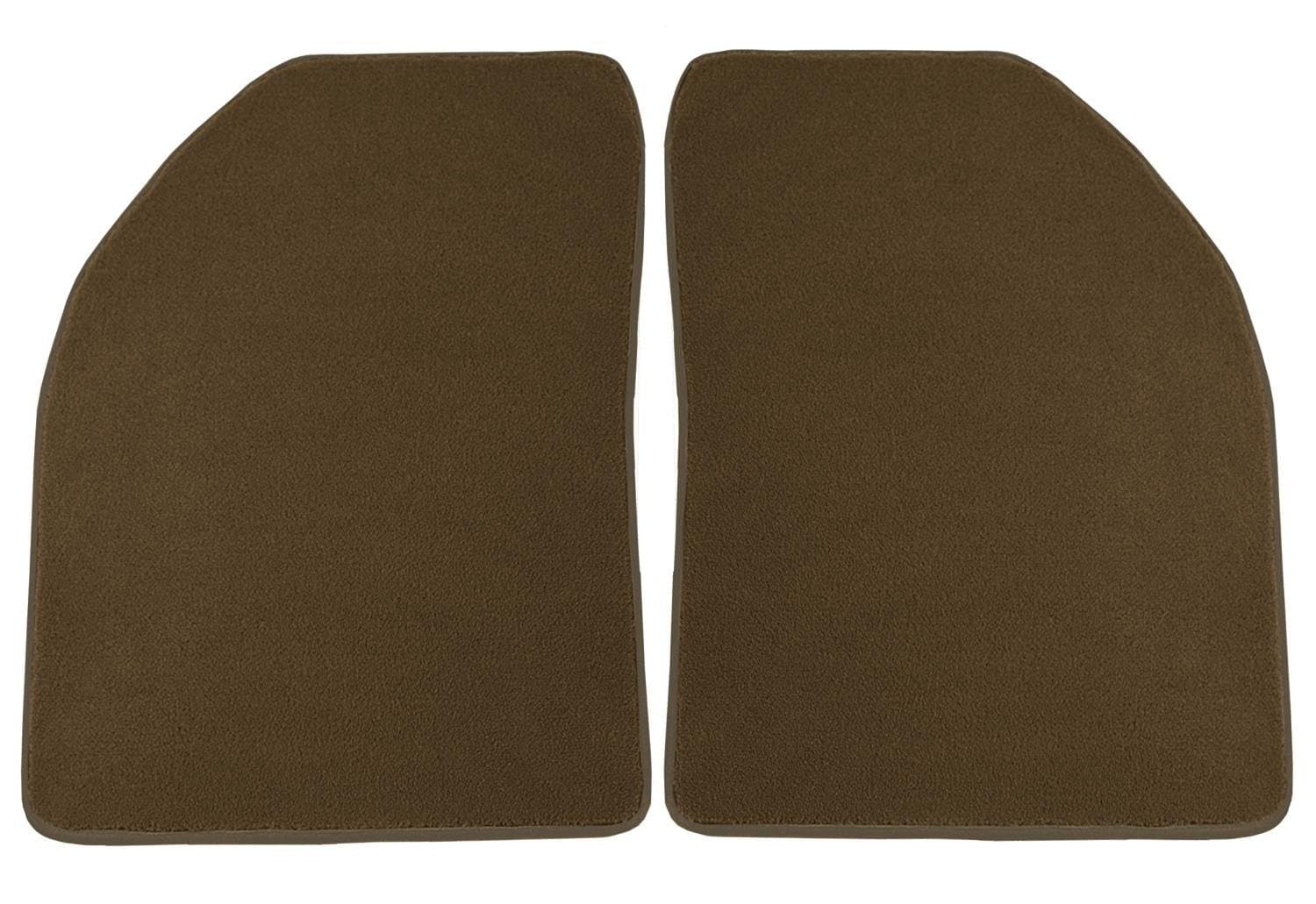 Coverking Front Custom Fit Floor Mats for Select Ferrari 348 Models - 40 Oz Carpet (Beige)