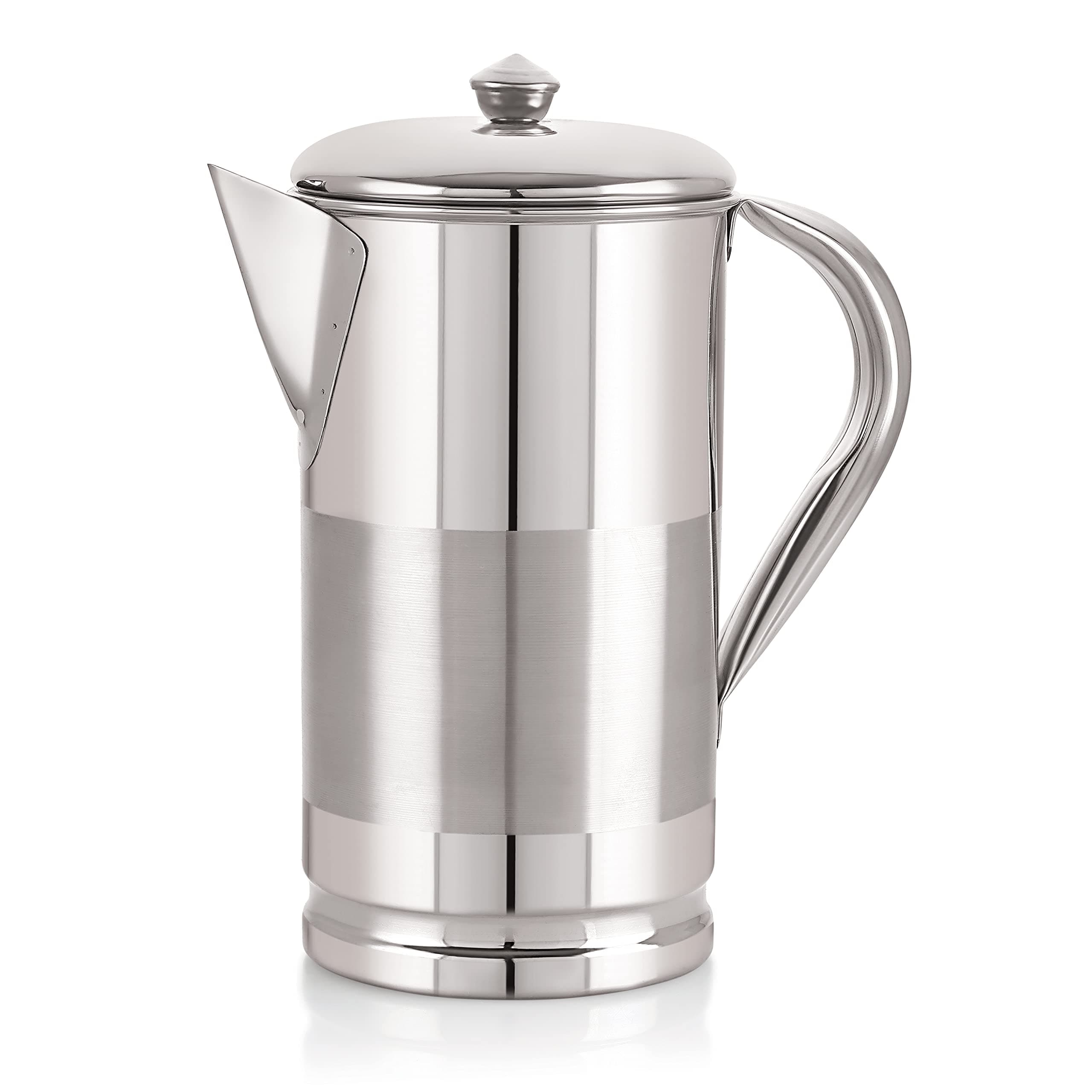 Neelam Stainless Steel Lemon Jug - 2 LTR, Durable & Elegant Beverage Jug for Serving Lemonade, Water & Other Drinks, Ideal for Daily Use, Parties, Special Occasions, Easy to Clean & Maintain.