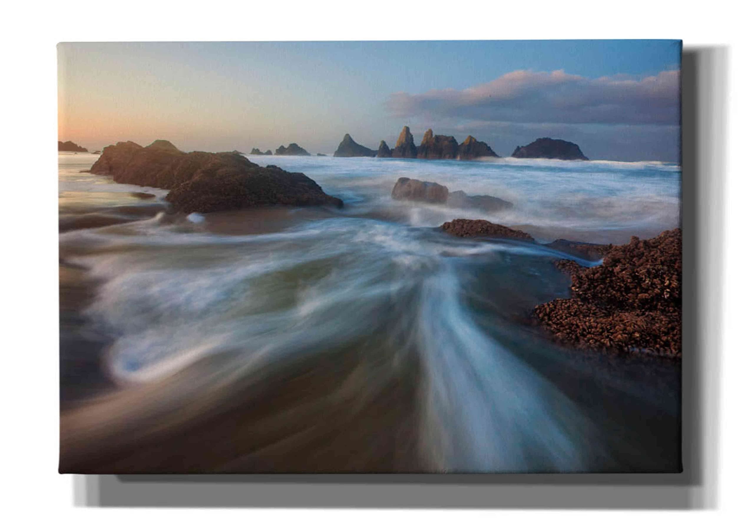 Epic Graffiti 'Seal Rock Horiz Torrent' by Thomas Haney, Giclee Canvas Wall Art, 26"x18"