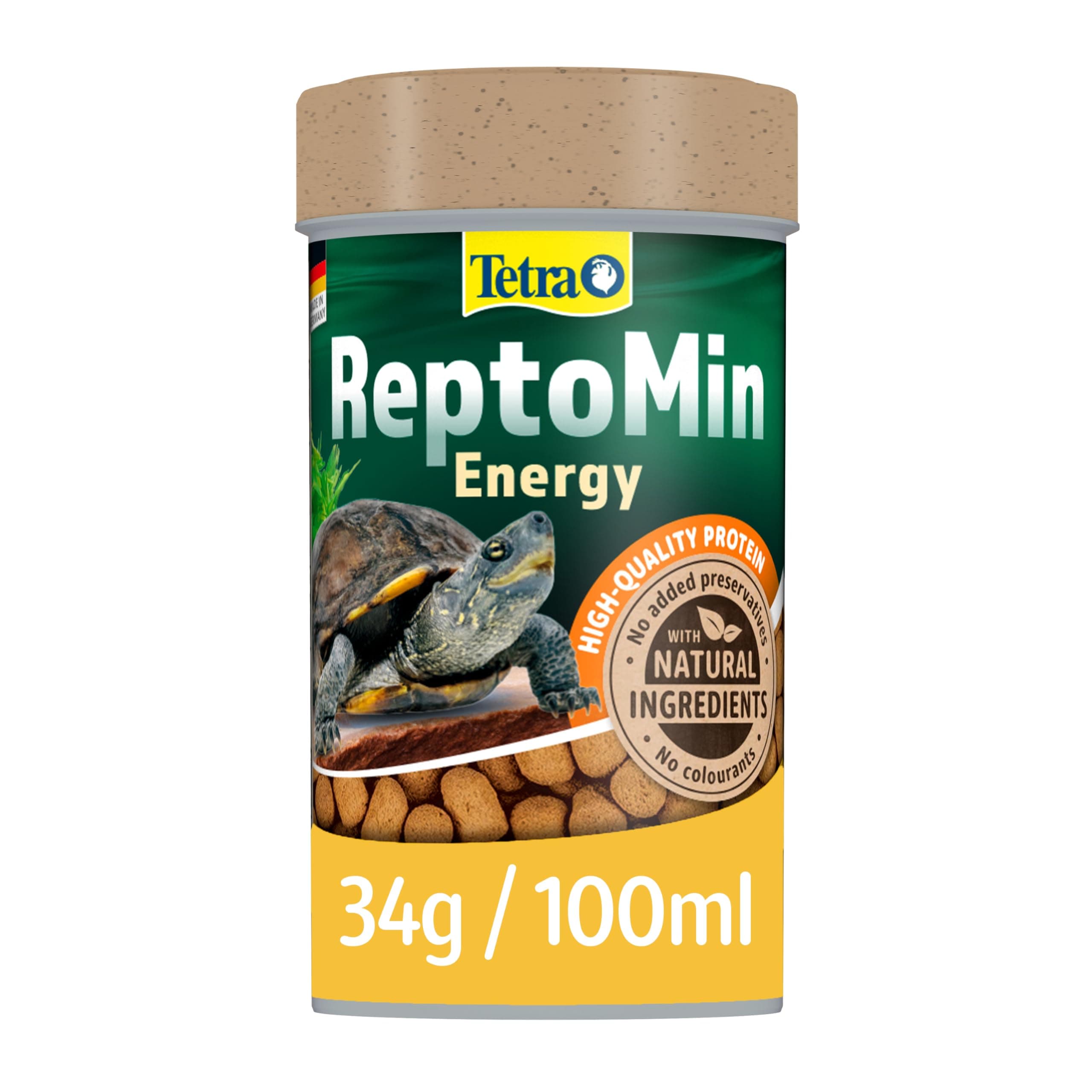 ReptoMin Energy, Complete Turtle Food for All Water Turtles, 100 ml