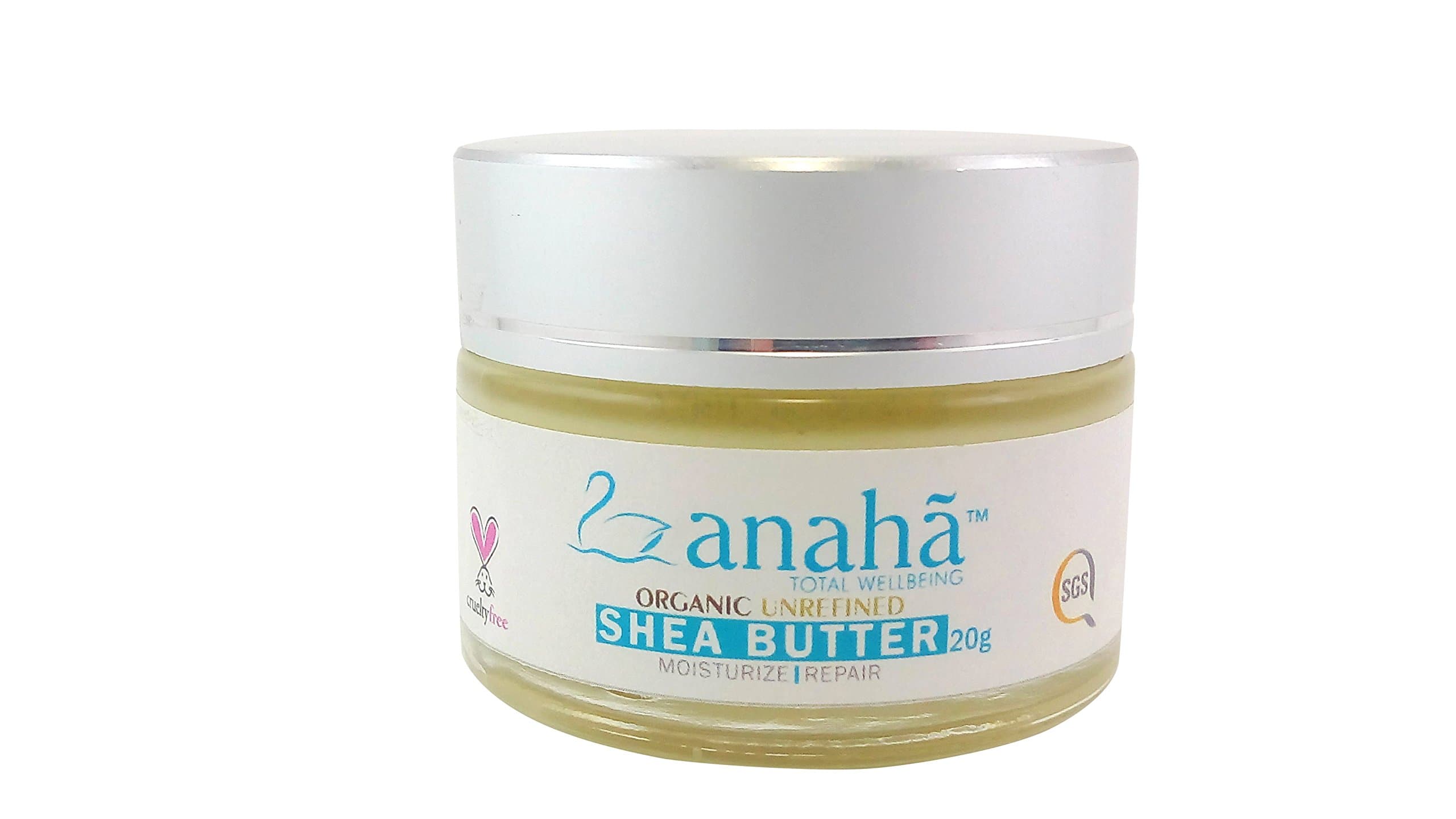 Organic Unrefined Raw Shea Butter, Off White, 20g