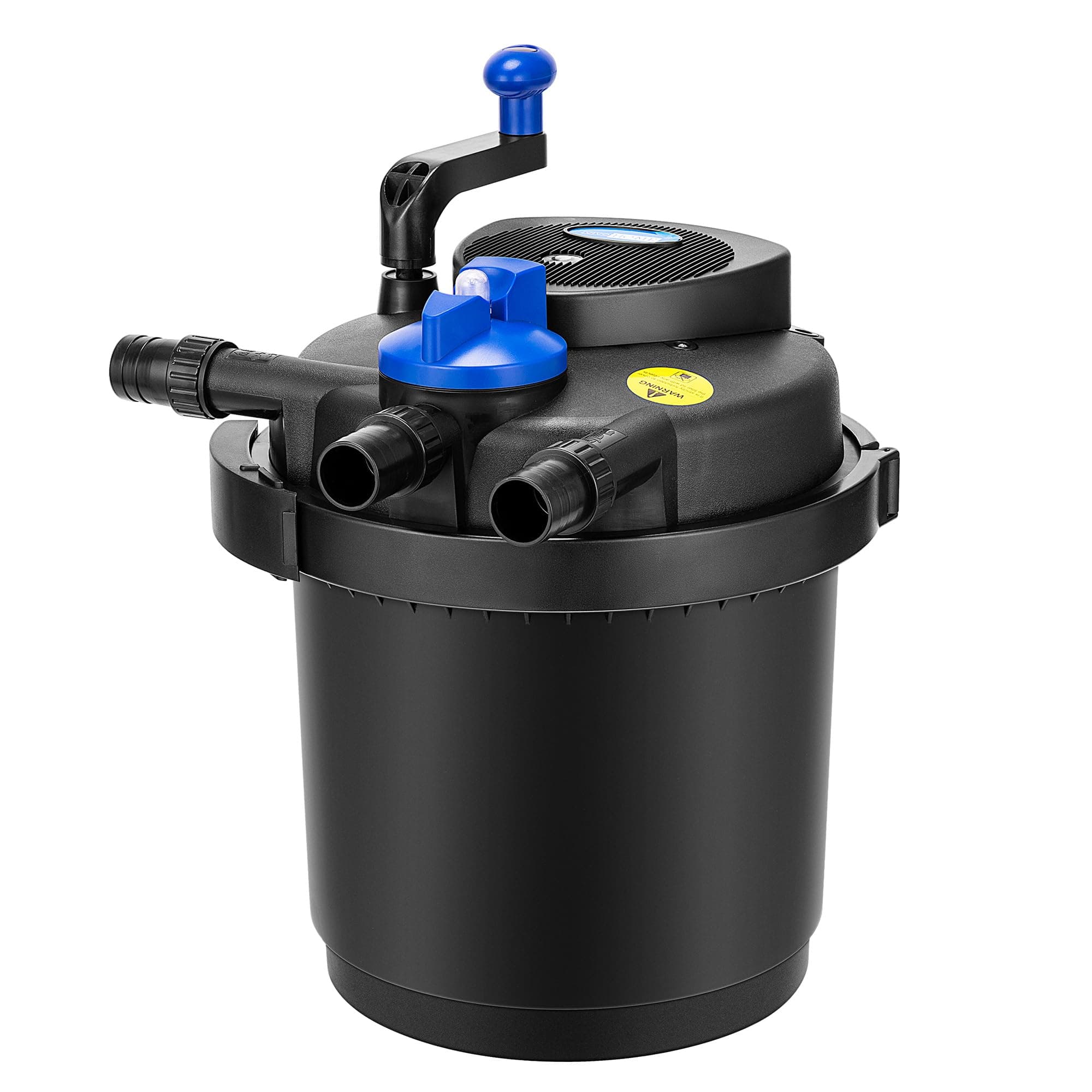 VIVOHOME Pressurized Biological Pond Filter with 13-watt Light, 1580 GPH Suitable for Koi Ponds up to 800 Gallons or Ornamental Ponds up to 1600 Gallons