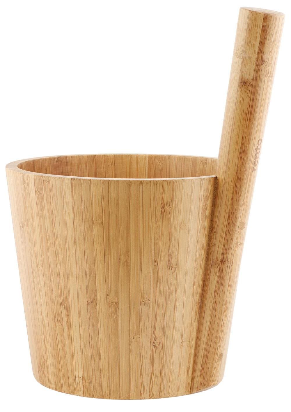 Well design Solutions® Sauna Bucket/Environmentally Friendly Bamboo Heat Treated/5 Litre – The Original From Finland by Rento Sauna Bucket