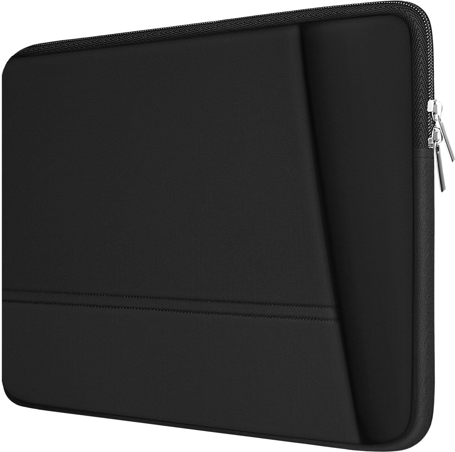 TEDNETGO Laptop Sleeve 15.6 inch, Upgrade Sturdy Portable Monitor Computer Laptop Case, Carrying Sleeve Bag Briefcase Bag 15.6'' with Pockets for MacBook PC Mac HP Lenovo Dell Asus Xbox Switch, Black