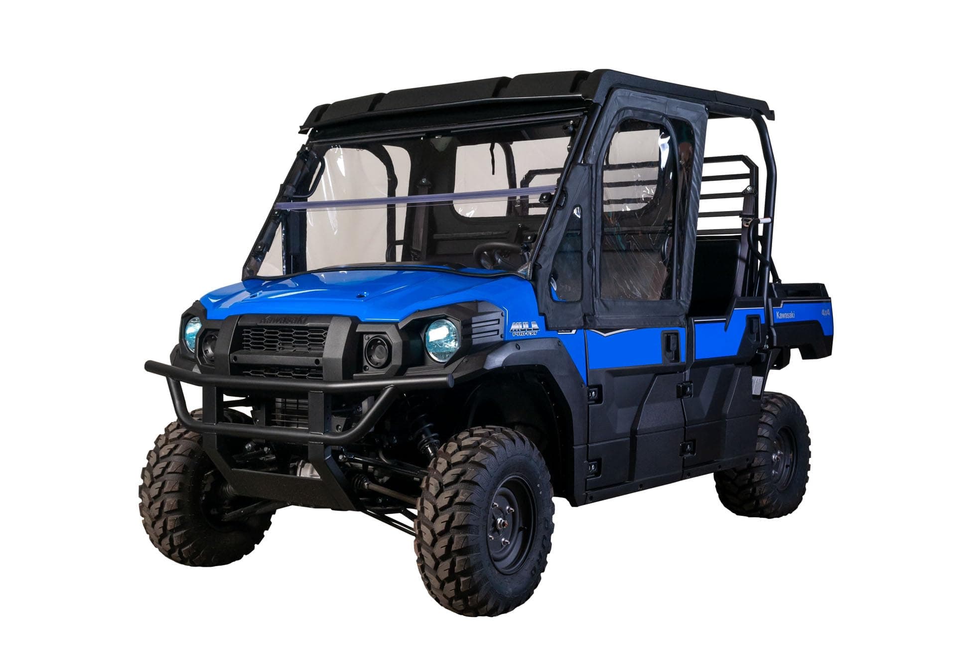 Seizmik UTV Framed Upper Door Kit Compatible with Kawasaki Mule Pro FX/FXT 2015-2023 UTV Models | Cab Enclosure