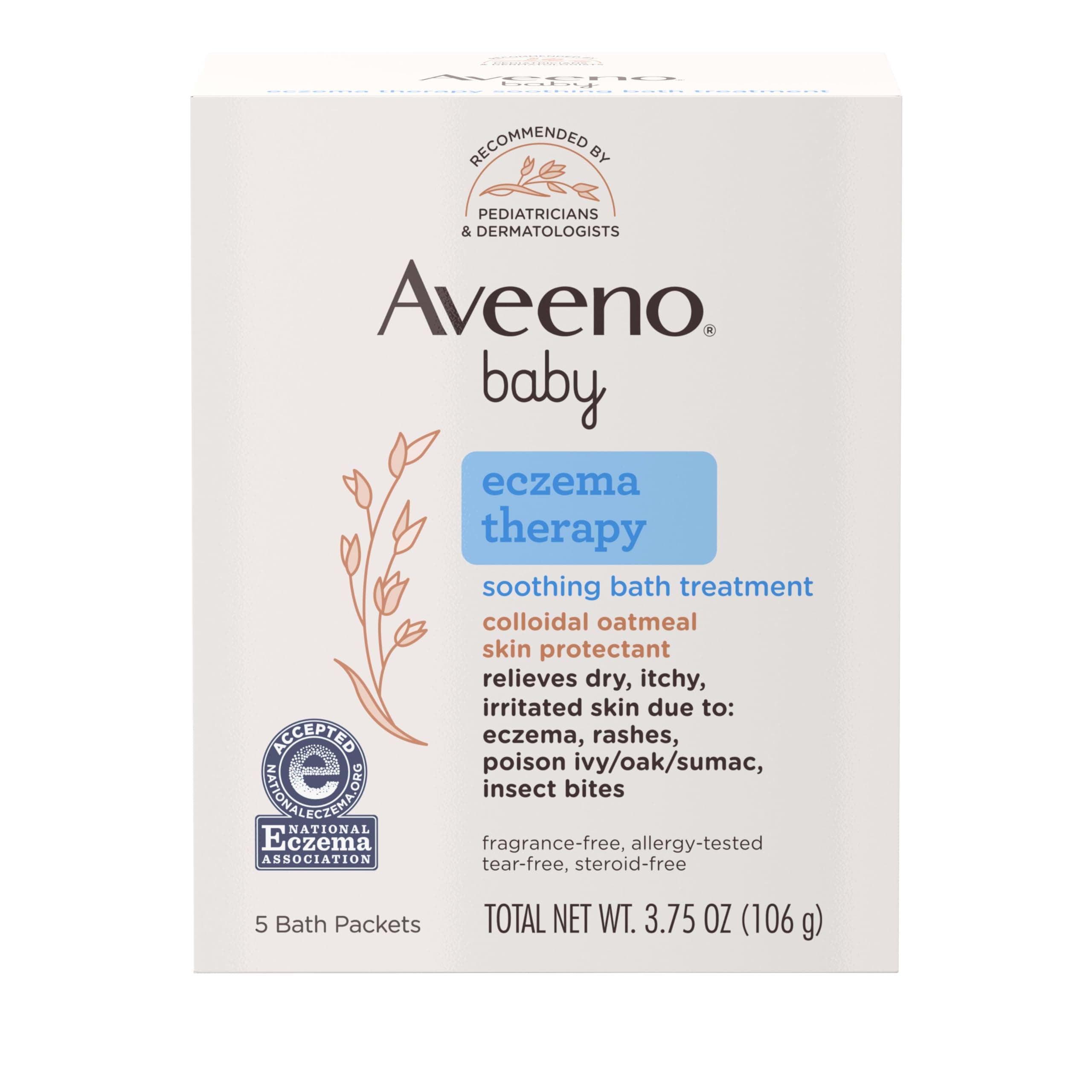 Aveeno Baby Soothing Bath Treatment - 3.75 Oz. - 5 Count