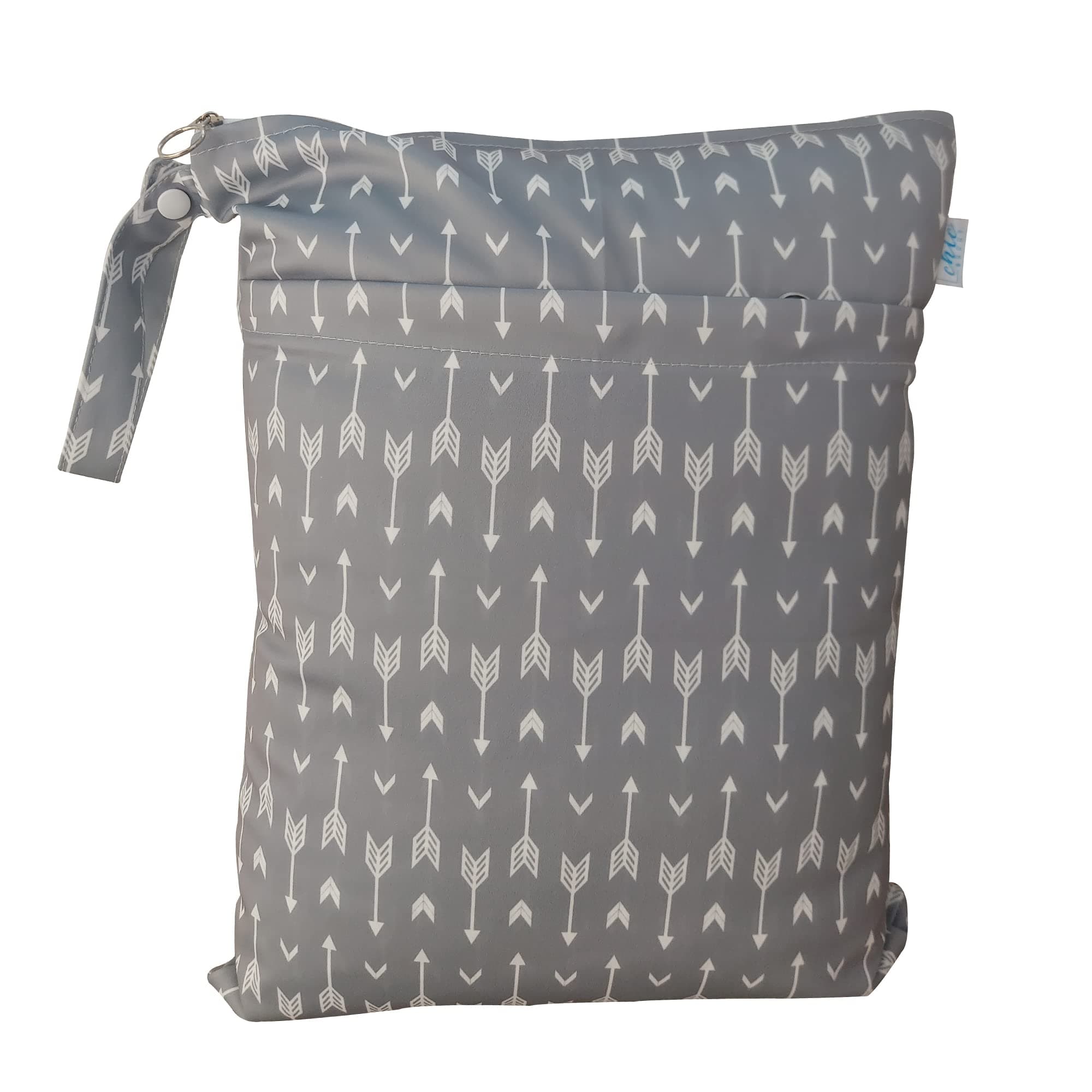 Chic Buddy Waterproof Wet Bag, Washable, Reusable for Travel, Beach, Pool, Stroller, Diapers, Dirty Gym Clothes, Wet Swimsuits, Toiletries (WET BAG/DRY BAG, CHEVRON), multi