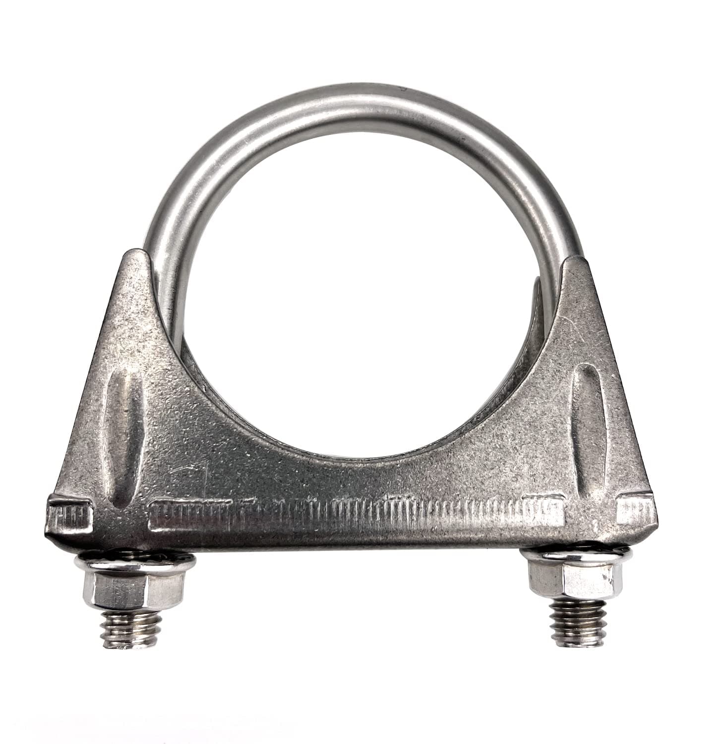 Heavy Duty 2.5 Inch Muffer Clamps Exhaust 2 1/2" Stainless Steel U Bolt Clamp on Tip Pipes Connection