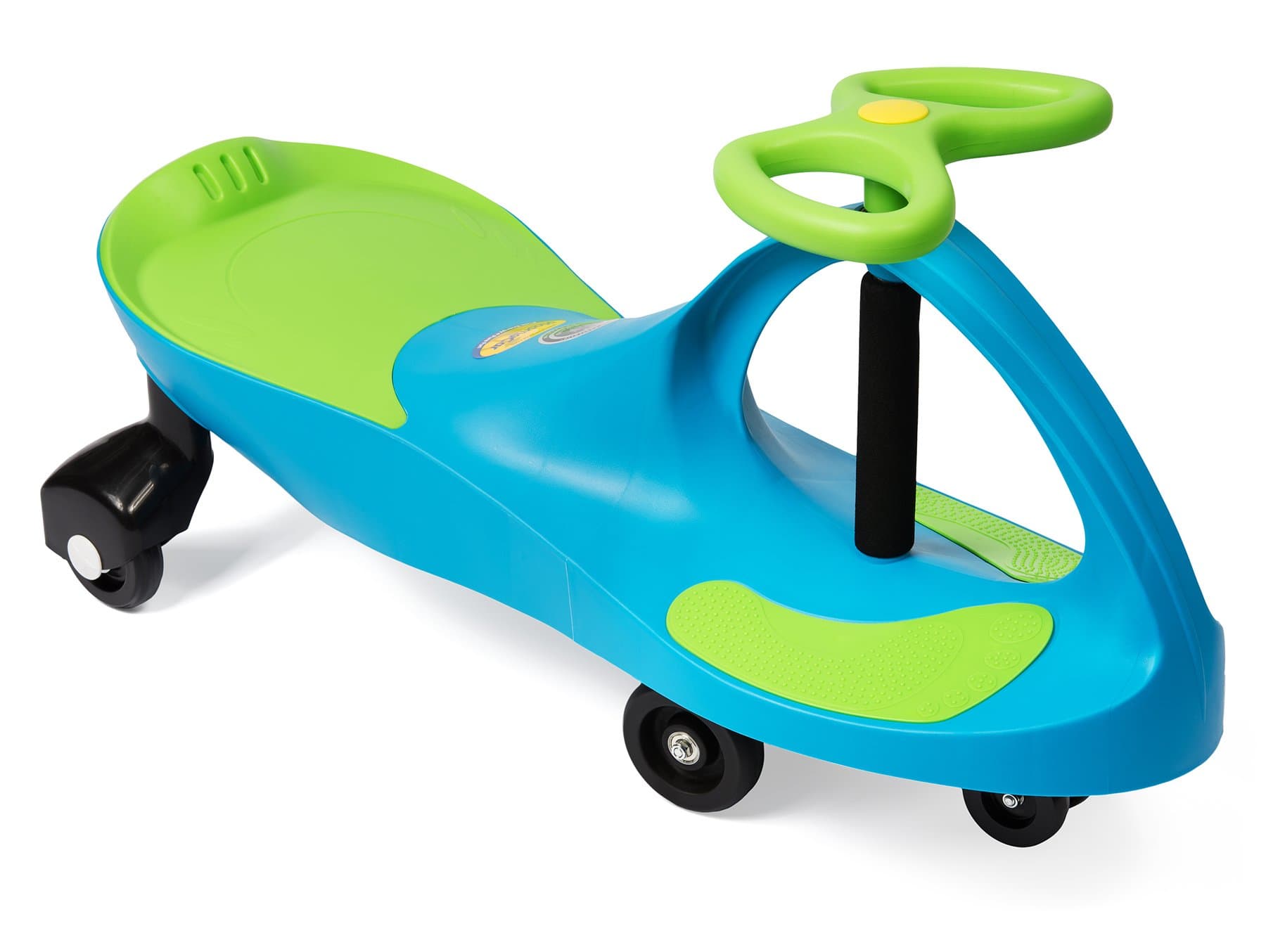 Plasma Car Ride On - Aqua Blue/Lime Green (PC035)