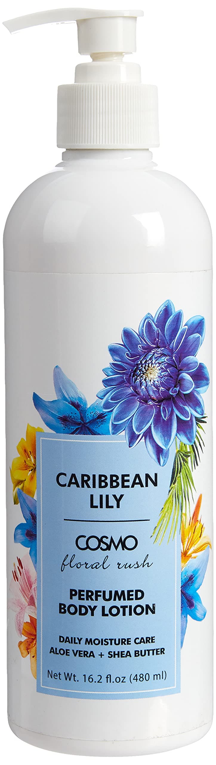 cosmo cosmetics Caribbean Lilly Body Lotion 4 480 ml, Pack of 1