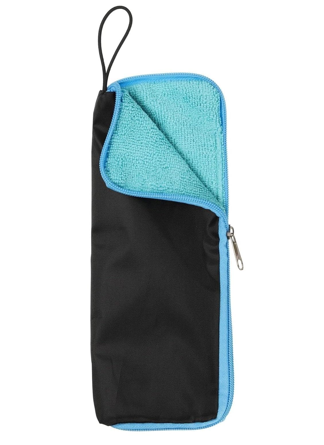 Wet Umbrella Bag/Case for Folding Umbrellas with Water Absorbent Fabric Lining. Waterproof Oxford Cloth Portable Wet Umbrellas Cases for Travel, Work and School.
