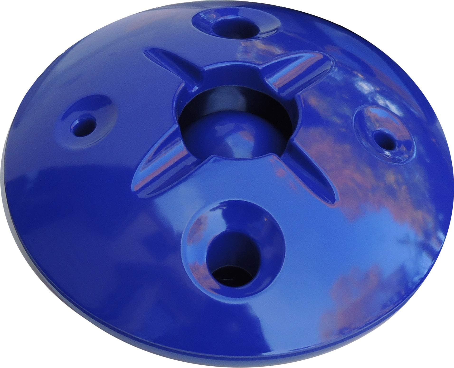 Large 8 Inch Commercial Quality Melamine Windproof Ashtray - Royal Blue