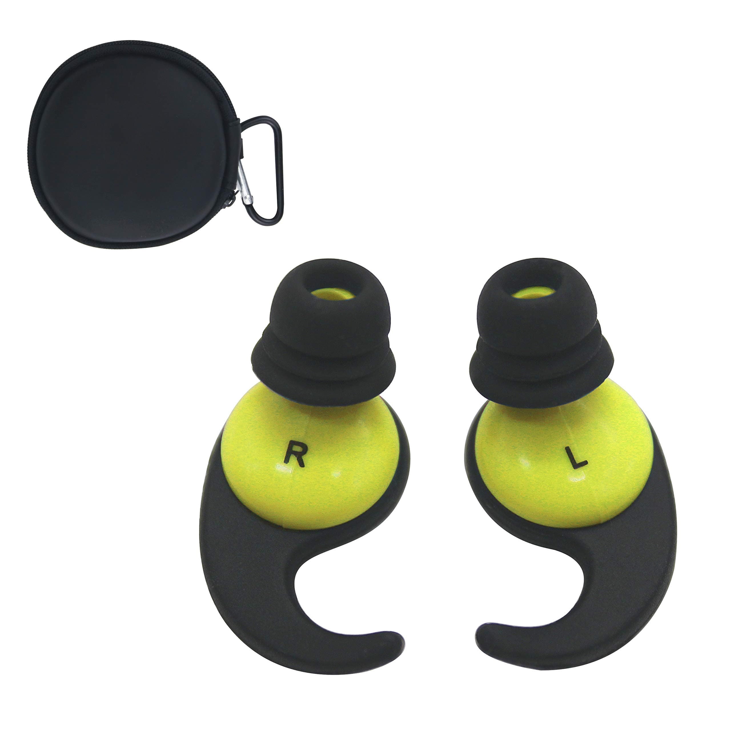 Oken Swimming Earplugs Audible Ear Plugs for Swimming, Surfing, Diving and Water Sports (Green)