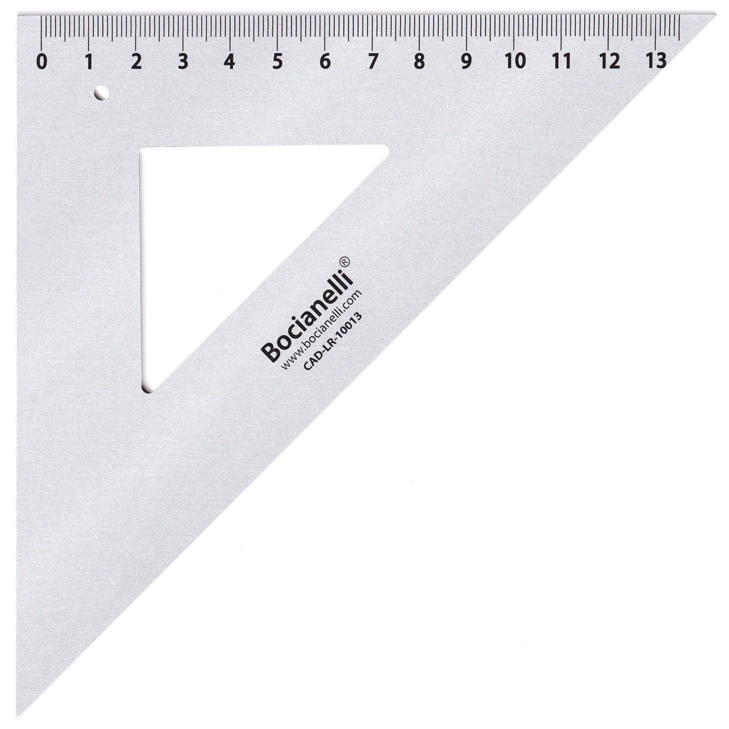 21cm 45 Degrees Professional Metric Aluminium Aluminum Metal Set Square Triangle
