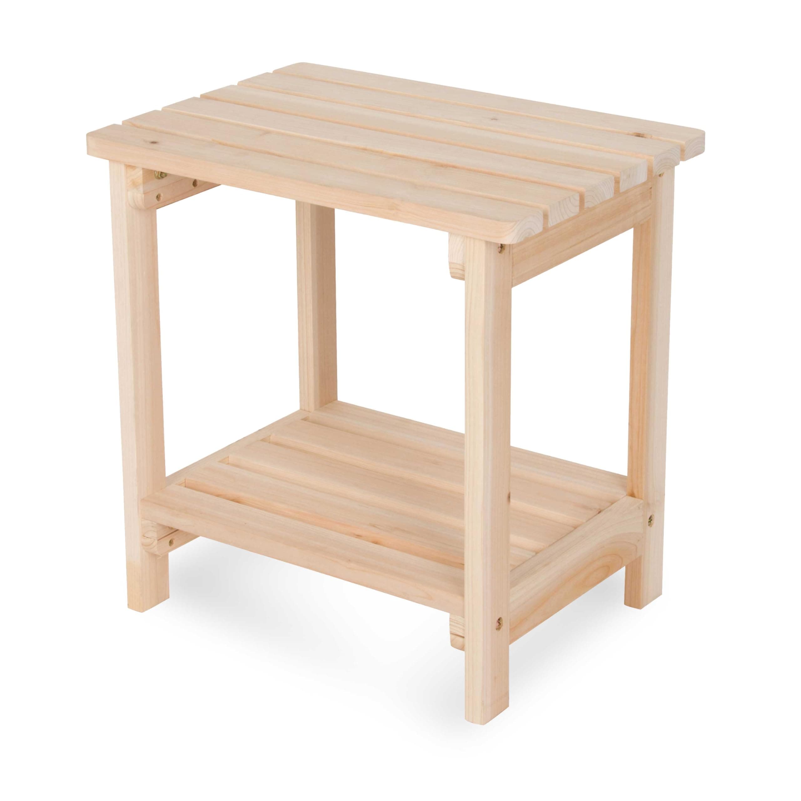 Shine Company Inc. 4104N Rectangular Side Table, Natural