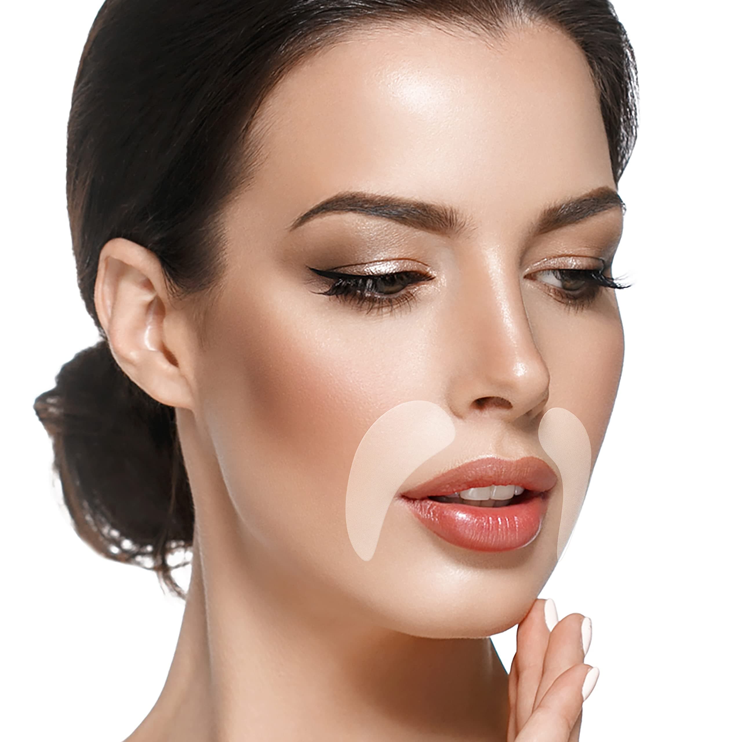 Face Wrinkle Patches - Anti Facial To Smooth Smile Lines Non-Silicone Wrinkles Tape For Fine Between Eyes & Overnight Use