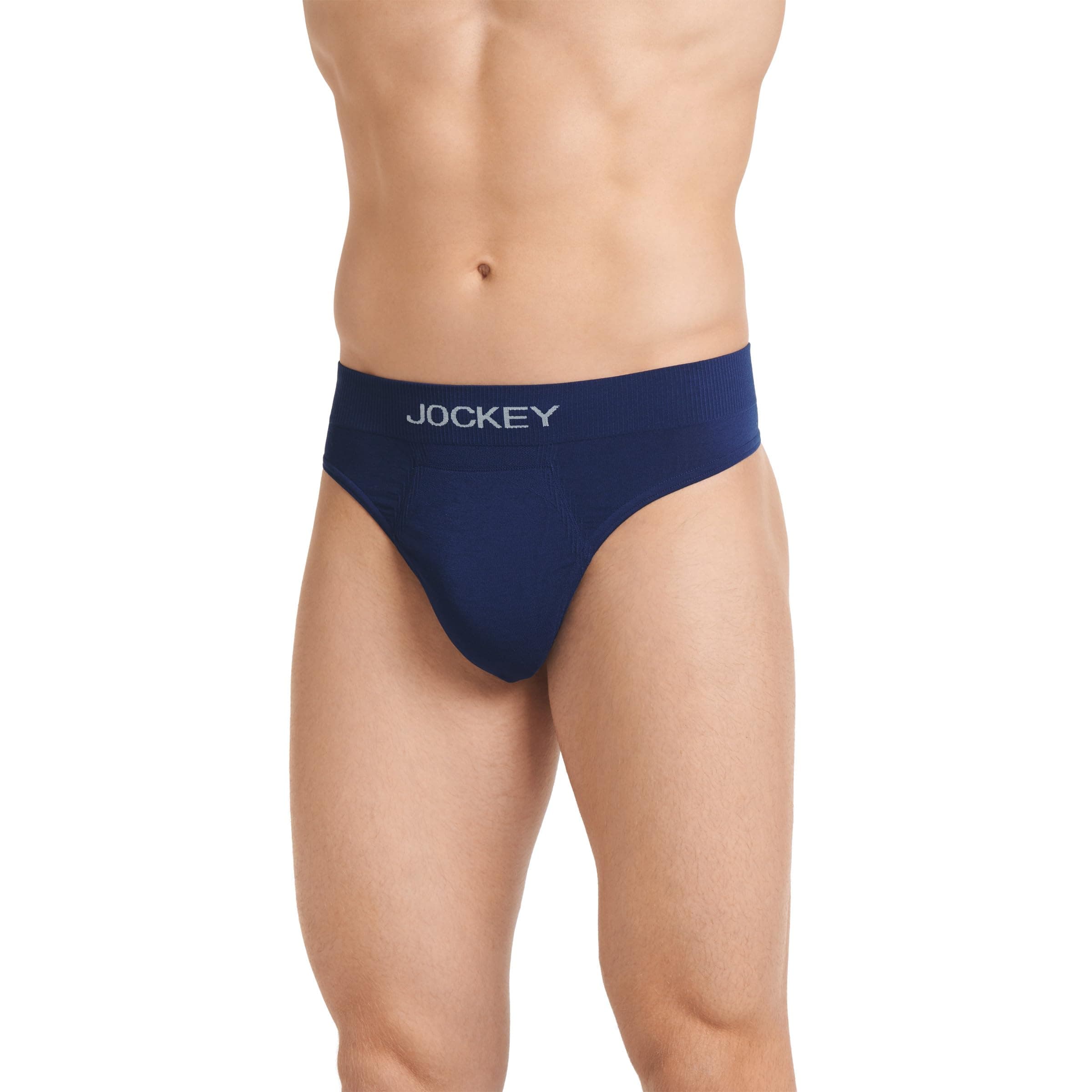 Jockey Men's Form Fit Lightweight Seamless Thong Underwear