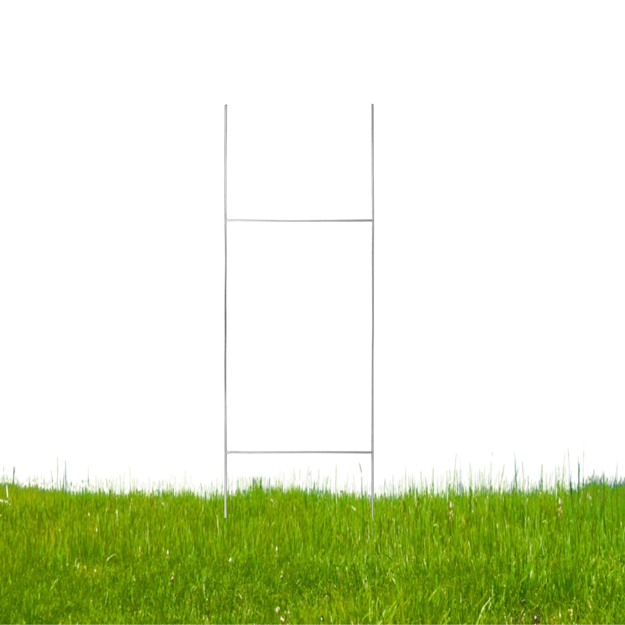 Yard Sign Stakes 30"x10" Sets - Yard Stakes For Signs - H Stakes For Yard Signs, Yard Sign Holder Lawn Sign Stakes - H Stake Yard Sign Stands