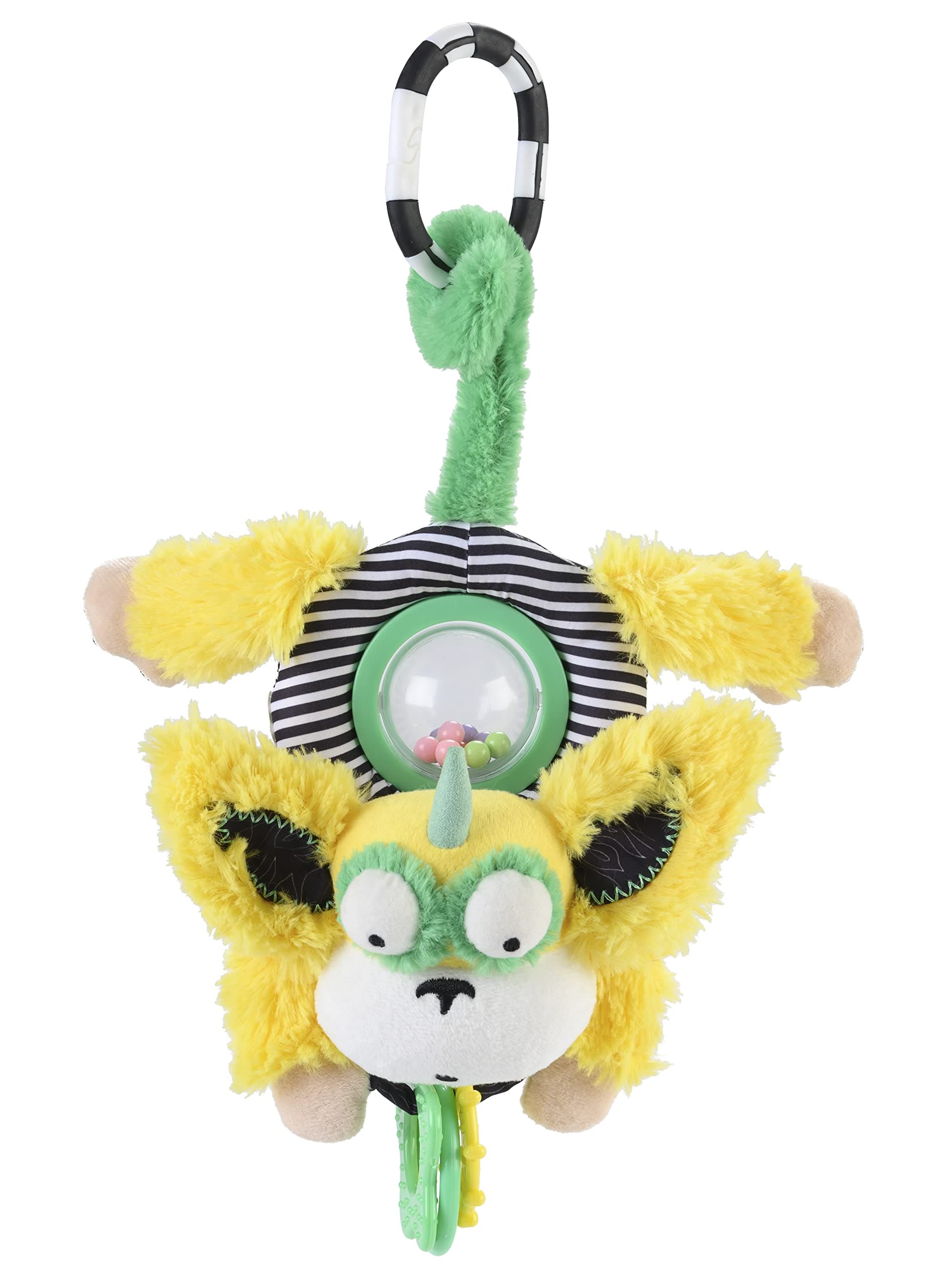 Inklings Baby Marley The Horn Headed Monkey Spin Belly Hanging Travel Activity Toy Gender Neutral Fun Funky Cool Baby Toddler Sensory Gift