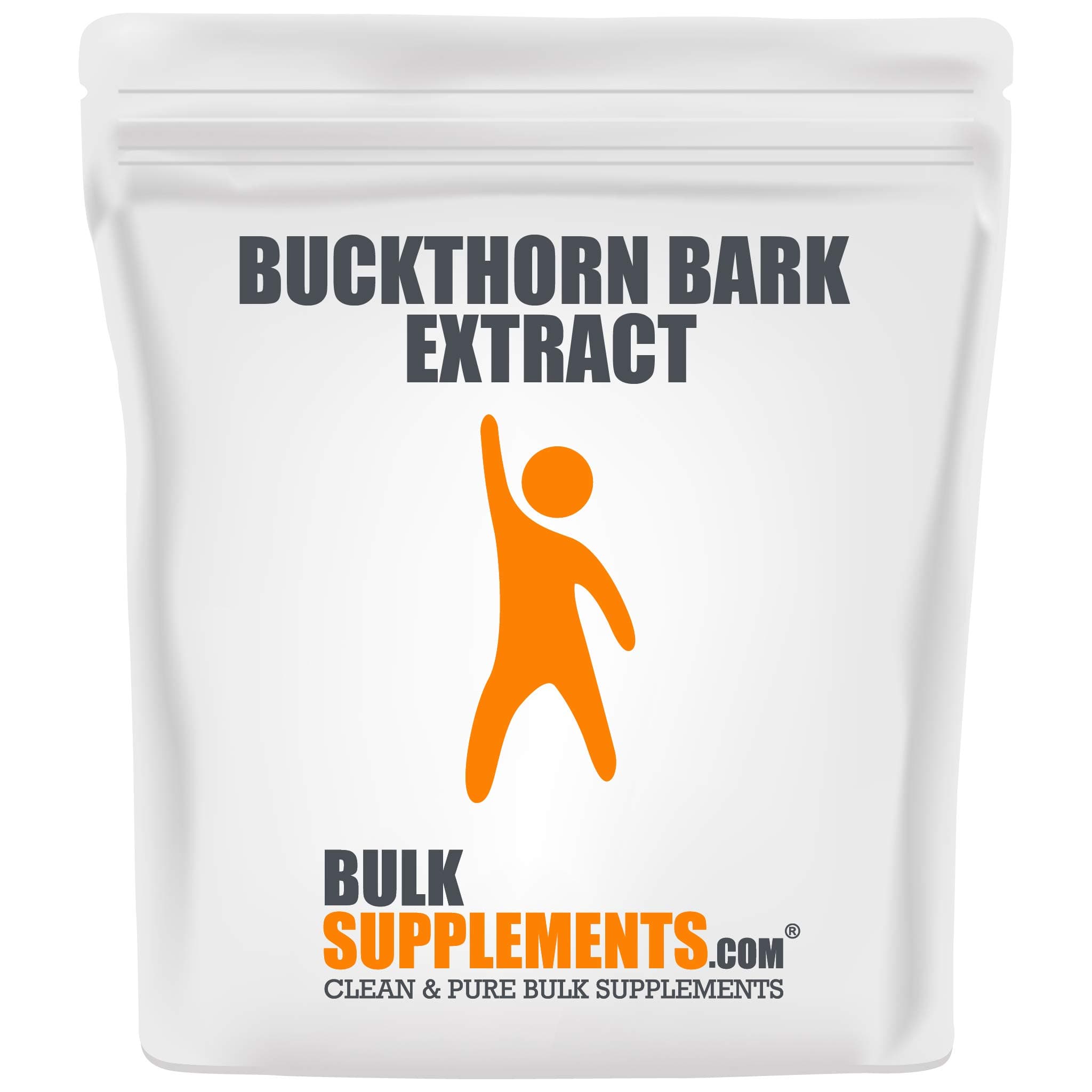 BulkSupplements.com Buckthorn Bark Extract - Superfood Powder - Sea Buckthorn - Omega 7 Supplement - Radiant Beauty Hair Vitamins (250 Grams - 8.8 oz)
