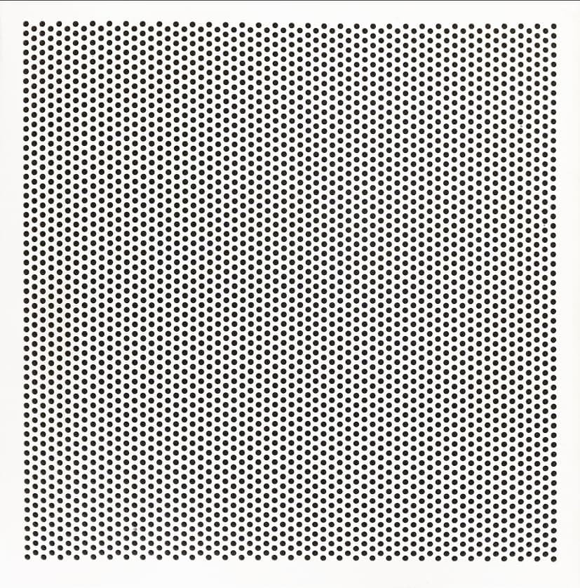 2'x2' WhitePlastic Perforated Tile with 1/4" Holes (2)
