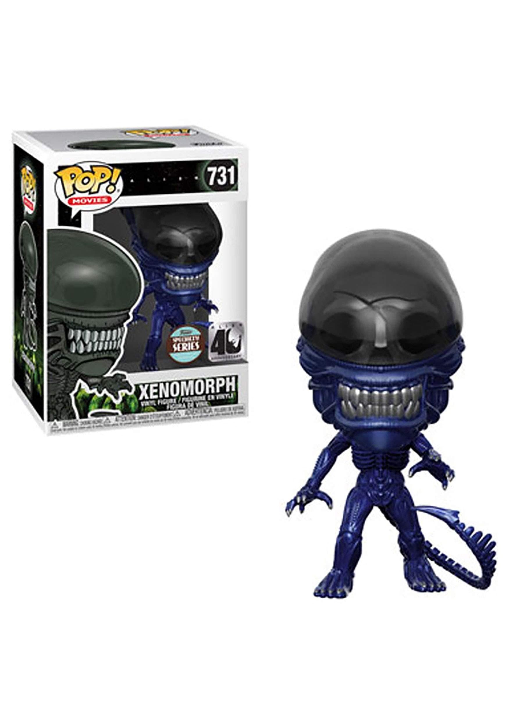 Vinyl POP! MOVIES SPECIALTY SERIES: Alien 40th - Xenomorph (Blue Metallic)