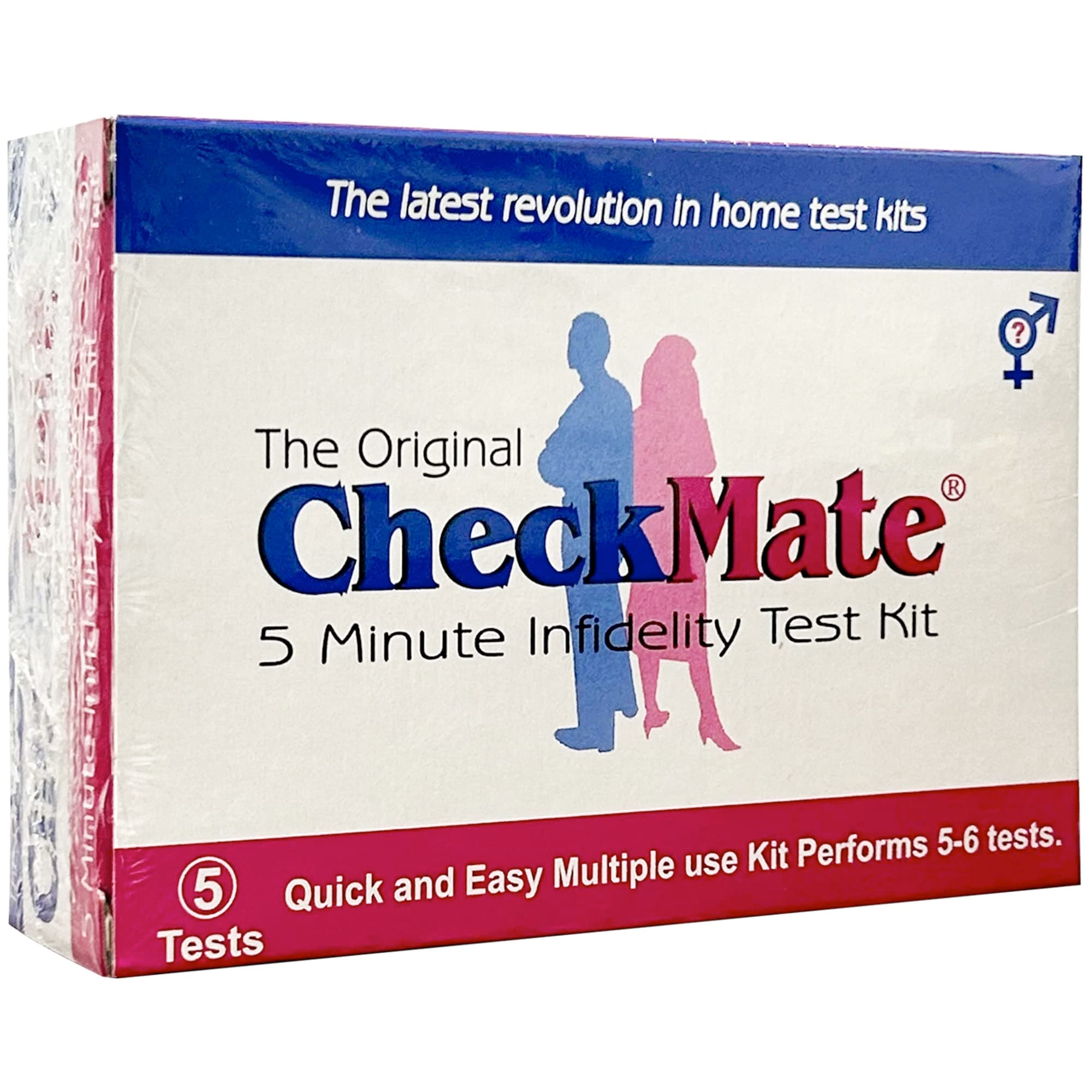KJB Check Mate Infidelity Test Kit - Rapid Semen Detection Tests Reveal Results in Less Than 5 Minutes, 10 Home Tests